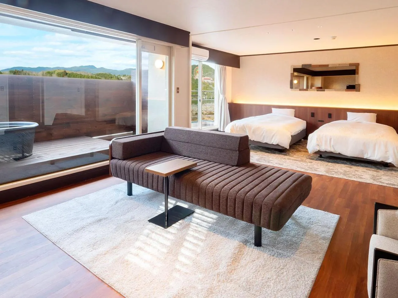 Photo of the whole room, Bed in Ooedo Onsen Monogatari Premium Enakyo