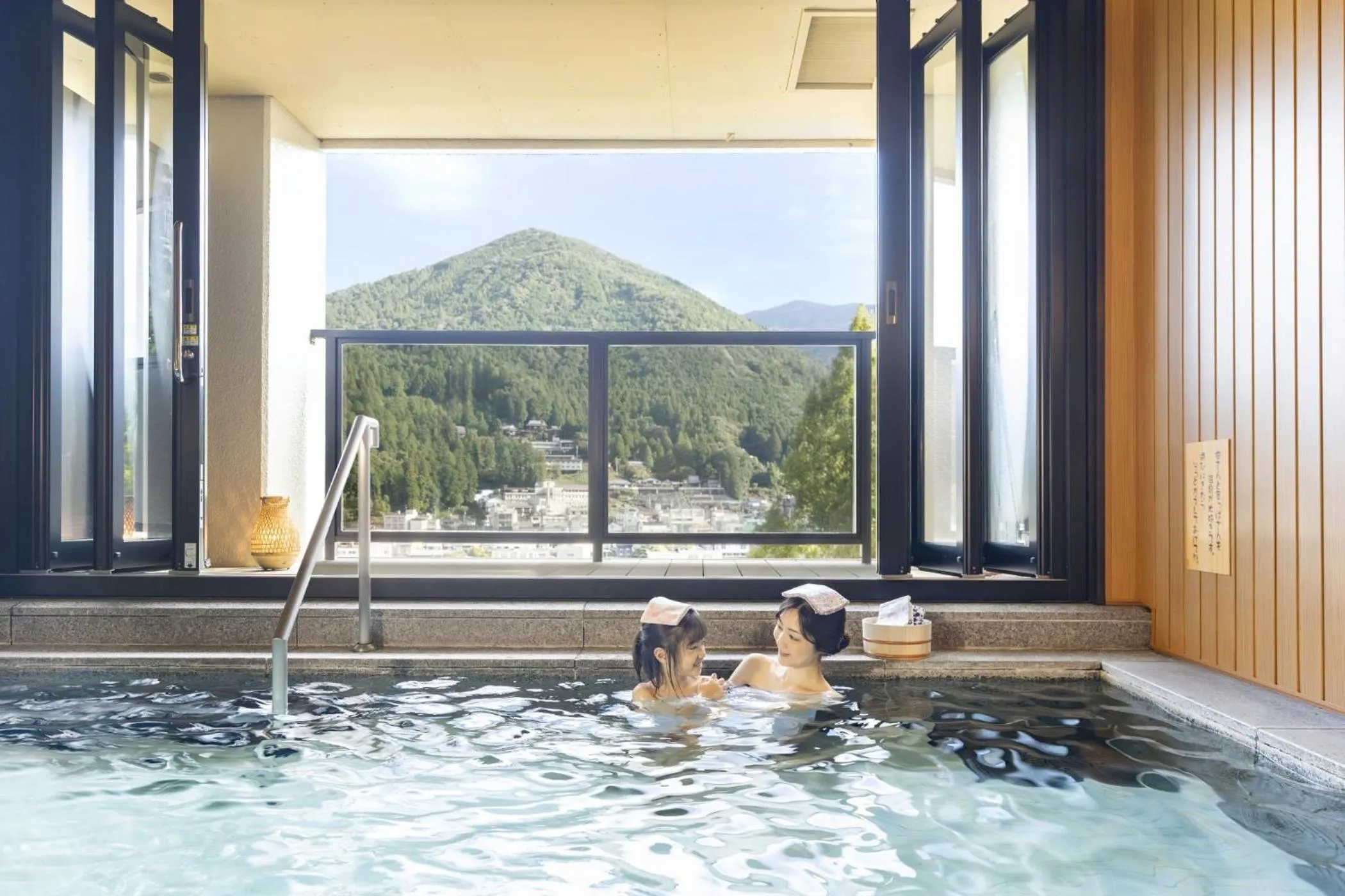 Open Air Bath in Ooedo Onsen Monogatari Premium Gero Honkan