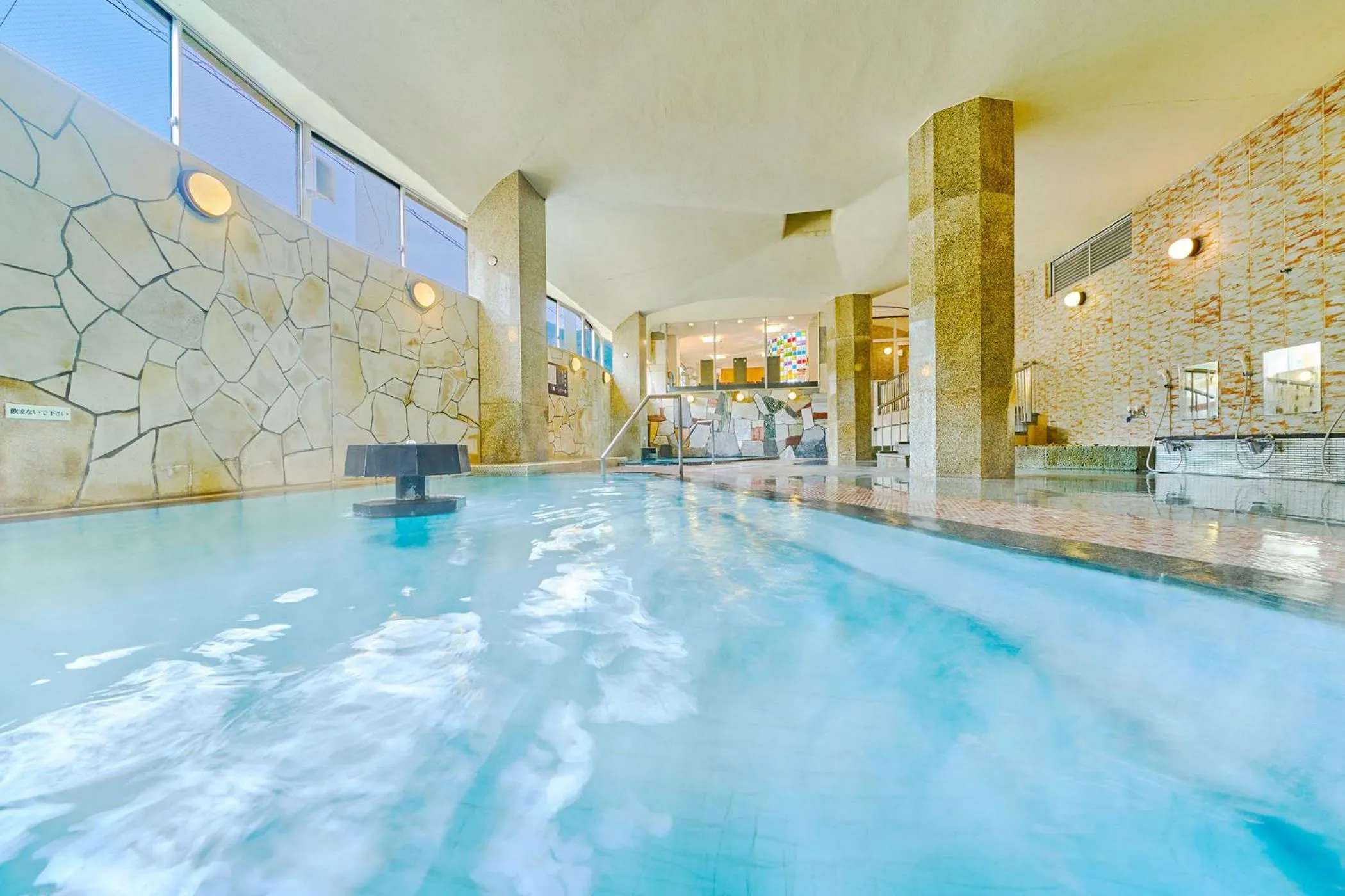 Hot Spring Bath in Ooedo Onsen Monogatari Gero Bekkan