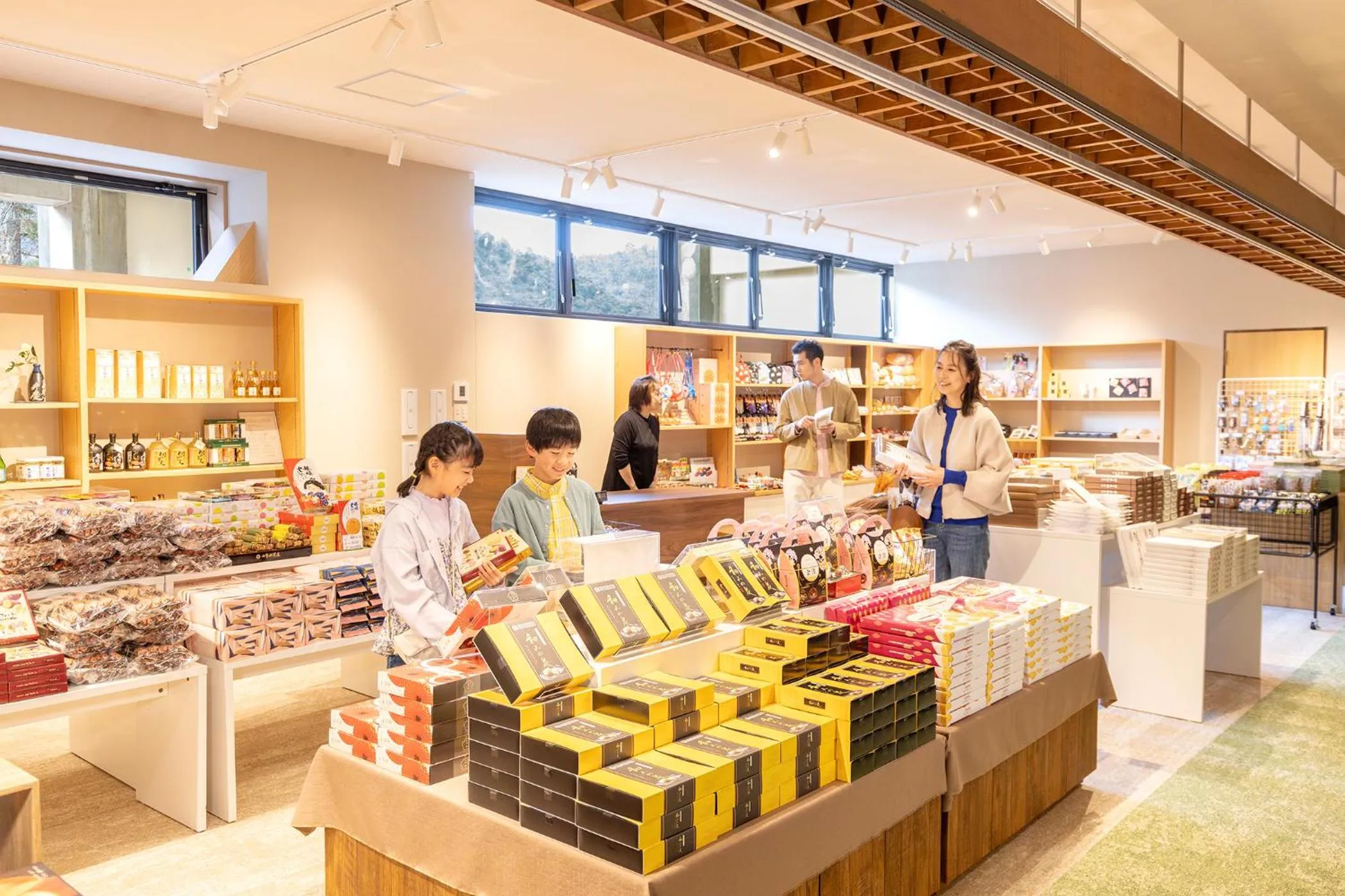 Shopping Area in Ooedo Onsen Monogatari Premium Yamanaka Grand Hotel