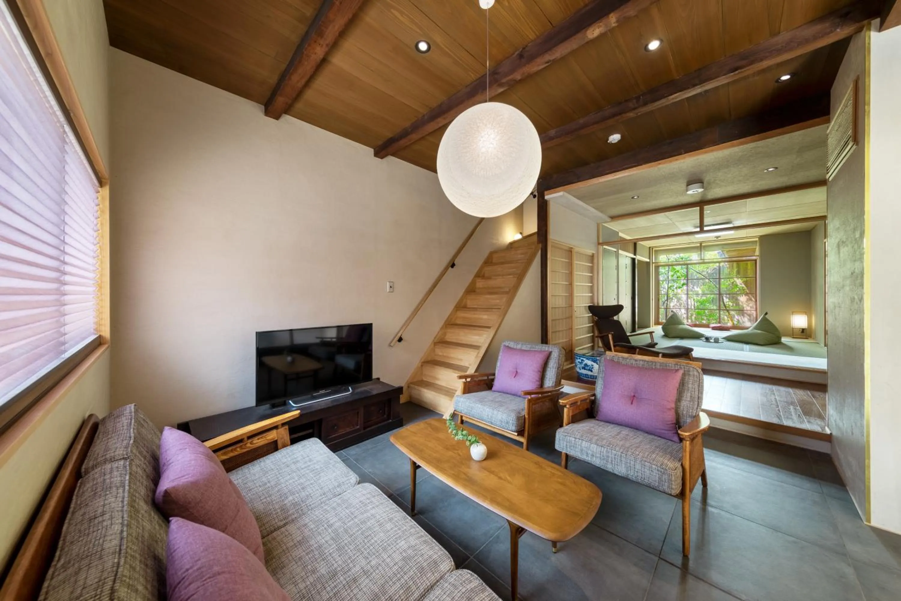 Living room in Choya Chawanzaka Machiya House