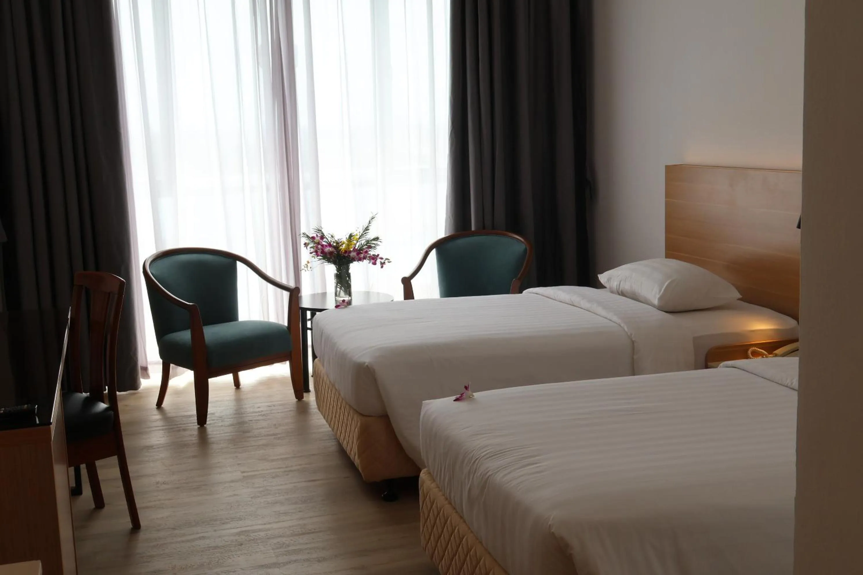 Bed in Crystal Crown Hotel Harbour View, Port Klang