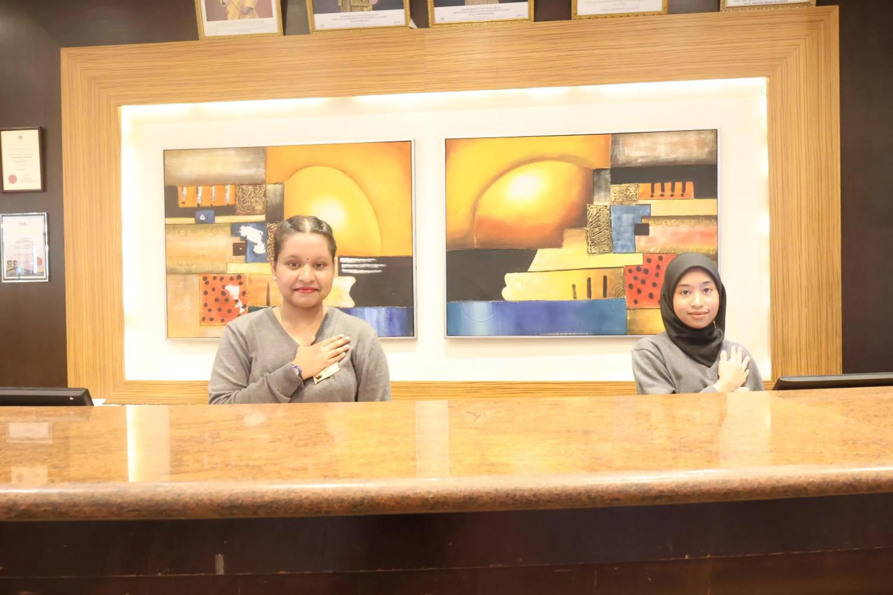 Lobby or reception in Crystal Crown Hotel Harbour View, Port Klang