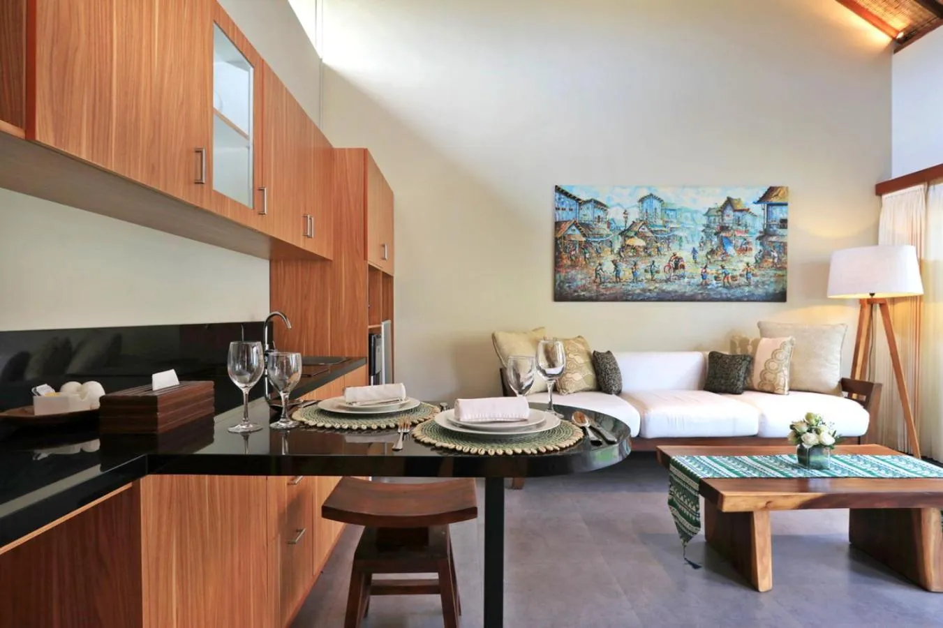 Kitchen or kitchenette in Desa Di Bali Villas