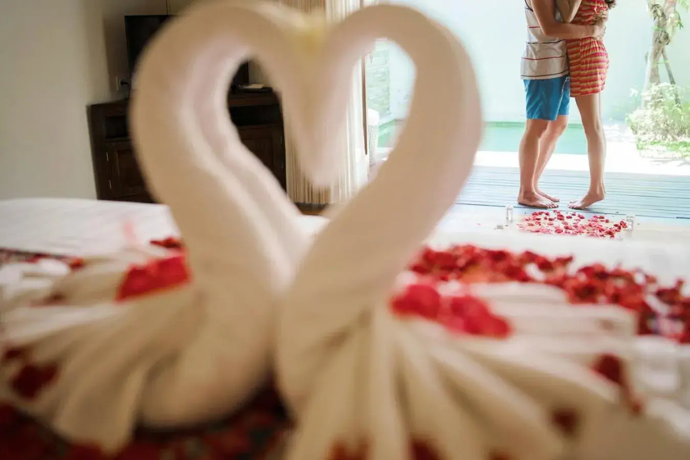 Bed in Desa Di Bali Villas Bed in Desa Di Bali Villas