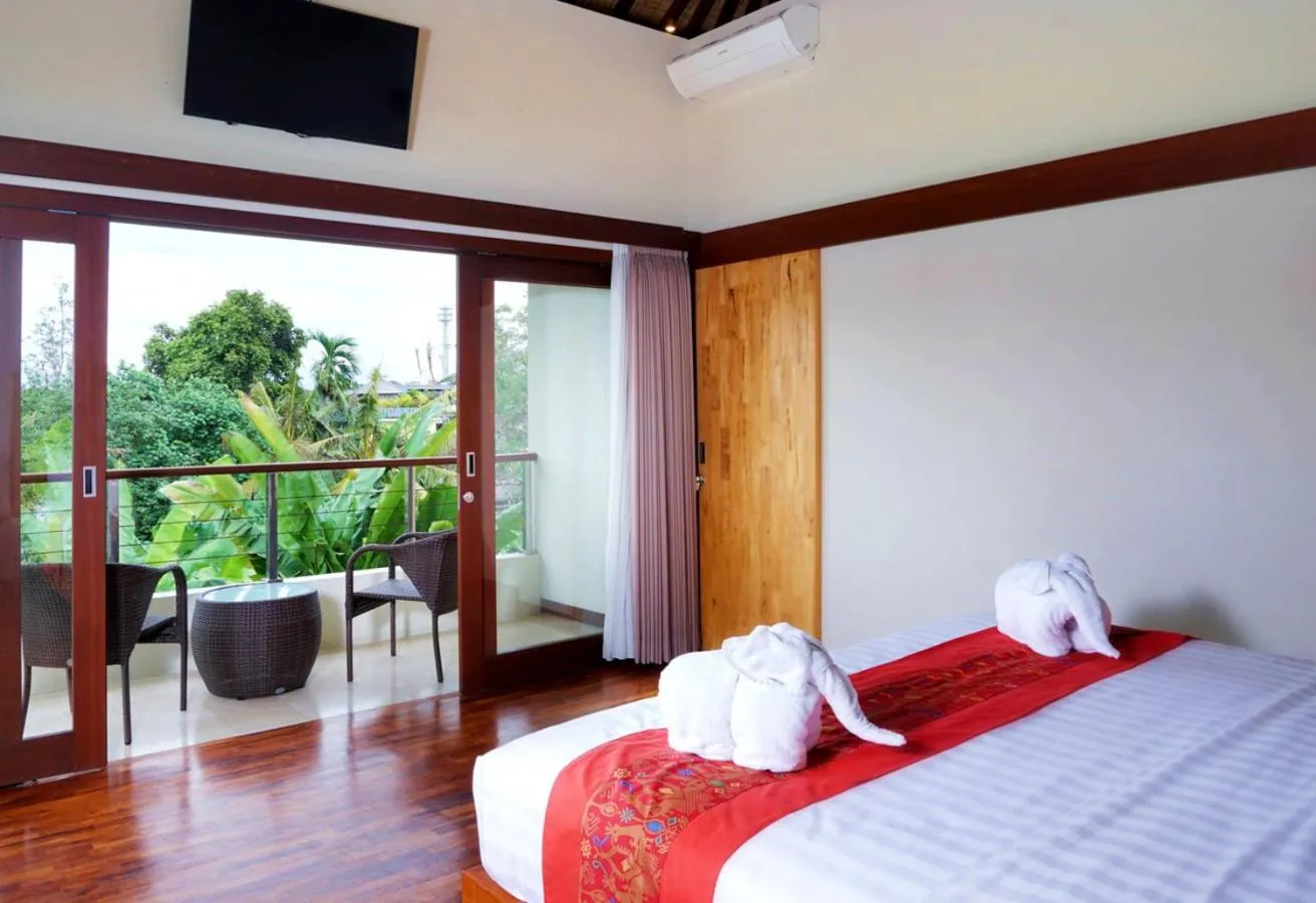 View (from property/room), Bed in Desa Di Bali Villas
