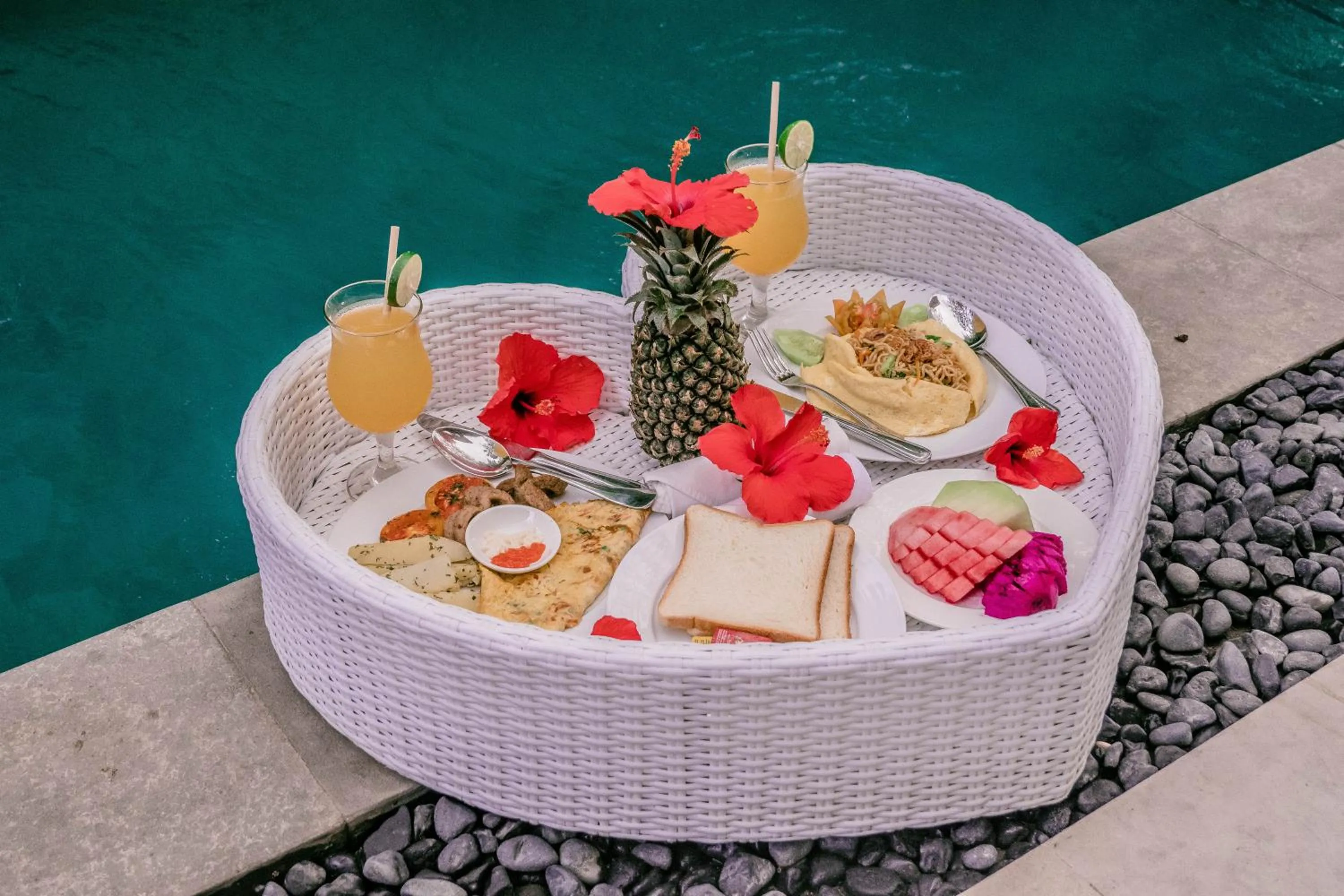 Breakfast in Desa Di Bali Villas