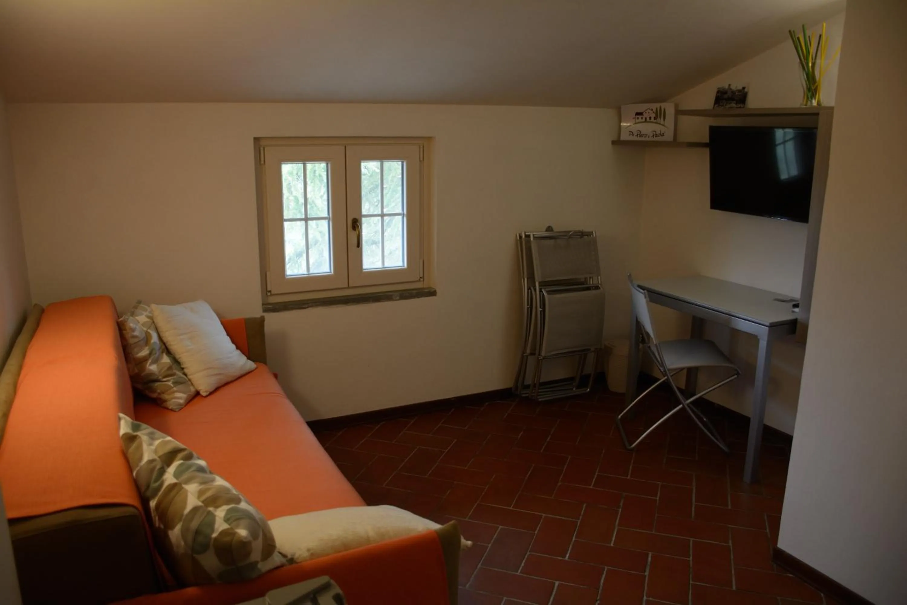 Seating area, Bed in Da Piero e Paola