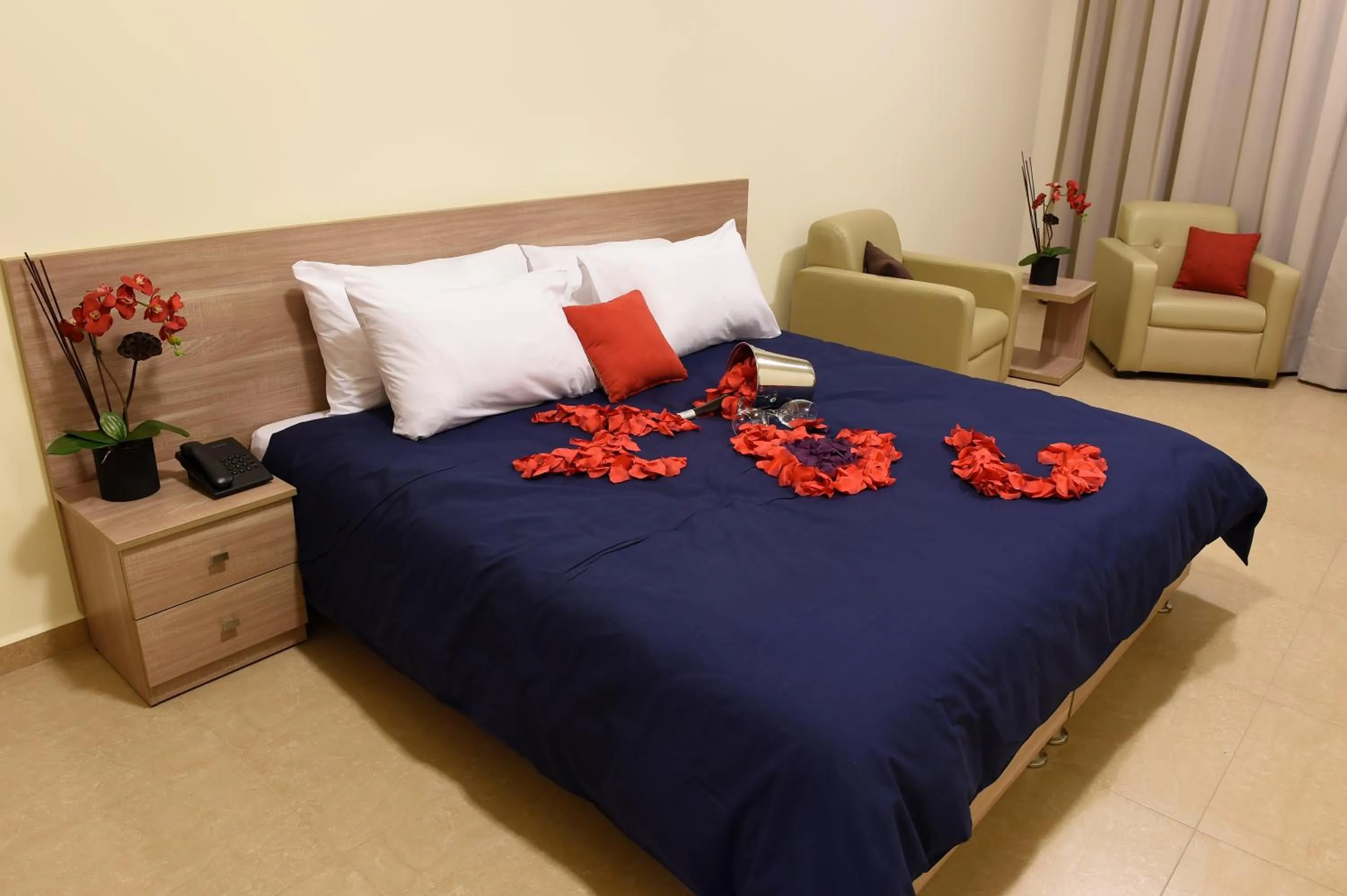 Decorative detail, Bed in Byblostar Hotel