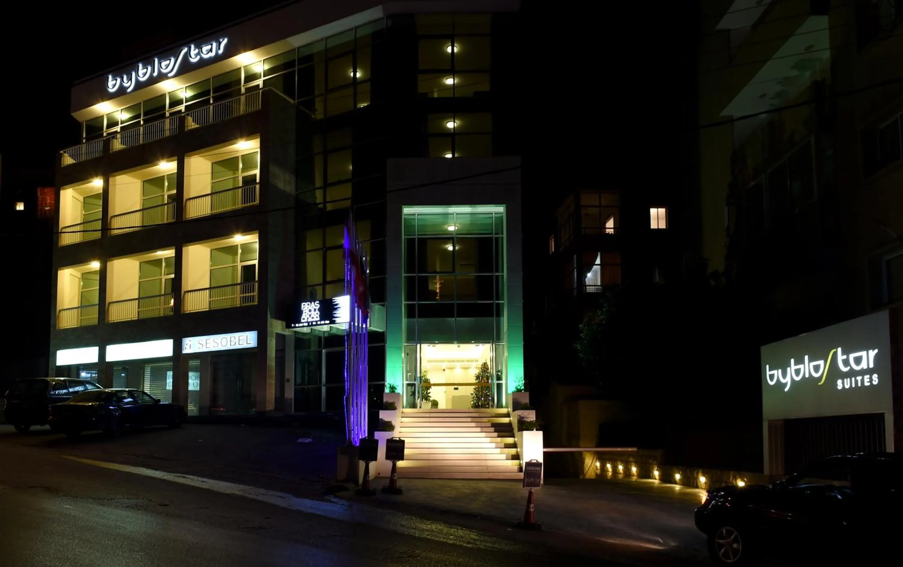 Facade/entrance in Byblostar Hotel