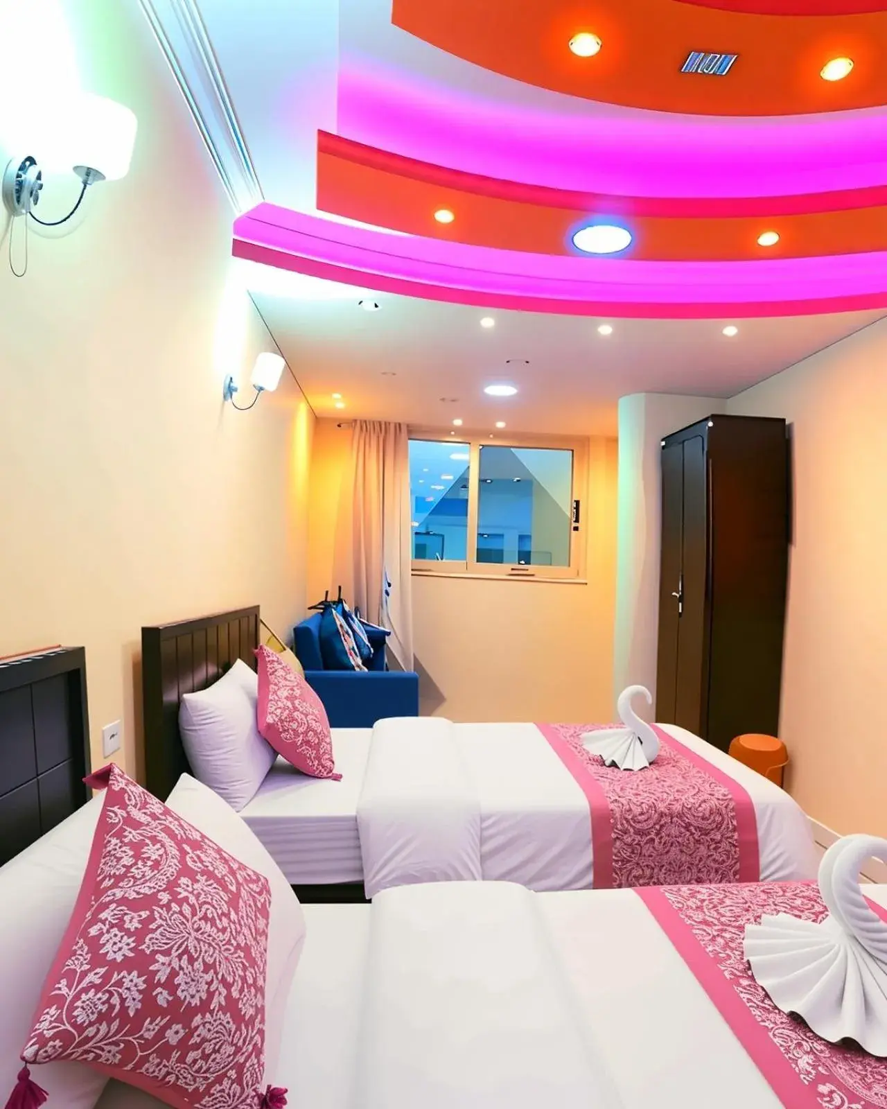 Deluxe Twin Room in Horus Guest House Pyramids View Deluxe Twin Room in Horus Guest House Pyramids View