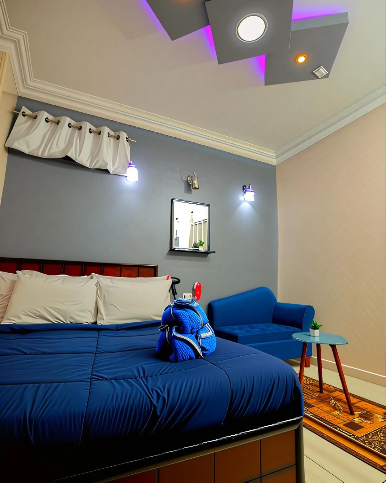 Bed in Horus Guest House Pyramids View