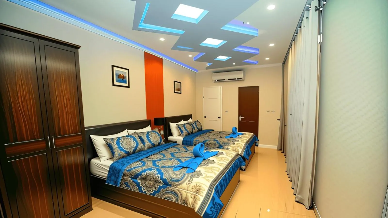 Bed in Horus Guest House Pyramids View