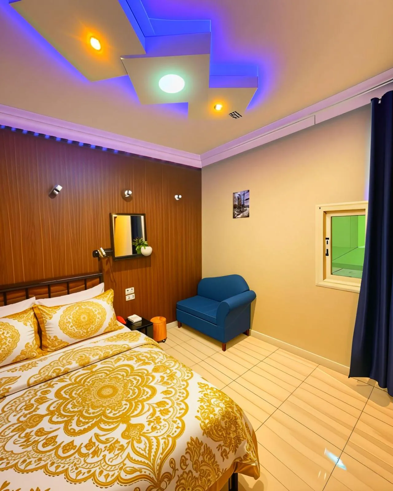 Bed in Horus Guest House Pyramids View