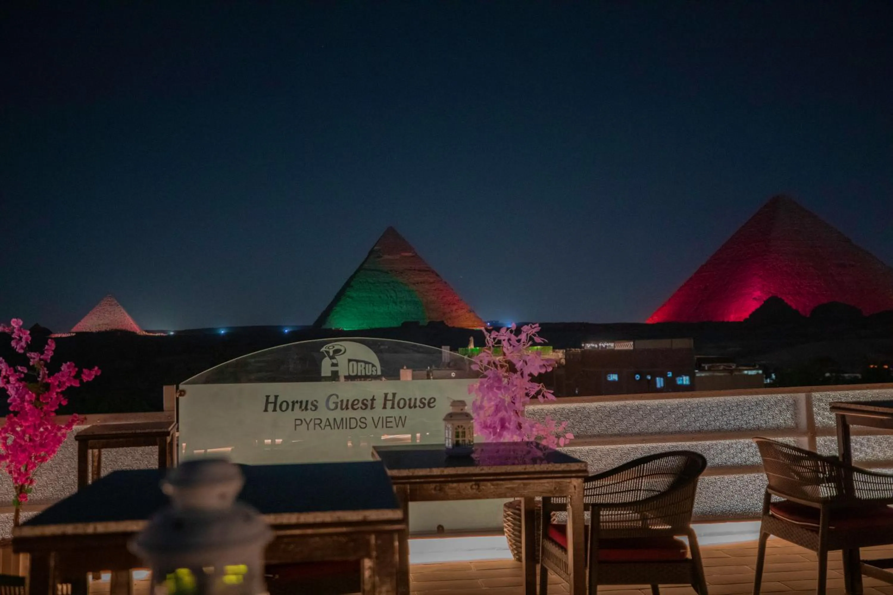 Patio in Horus Guest House Pyramids View