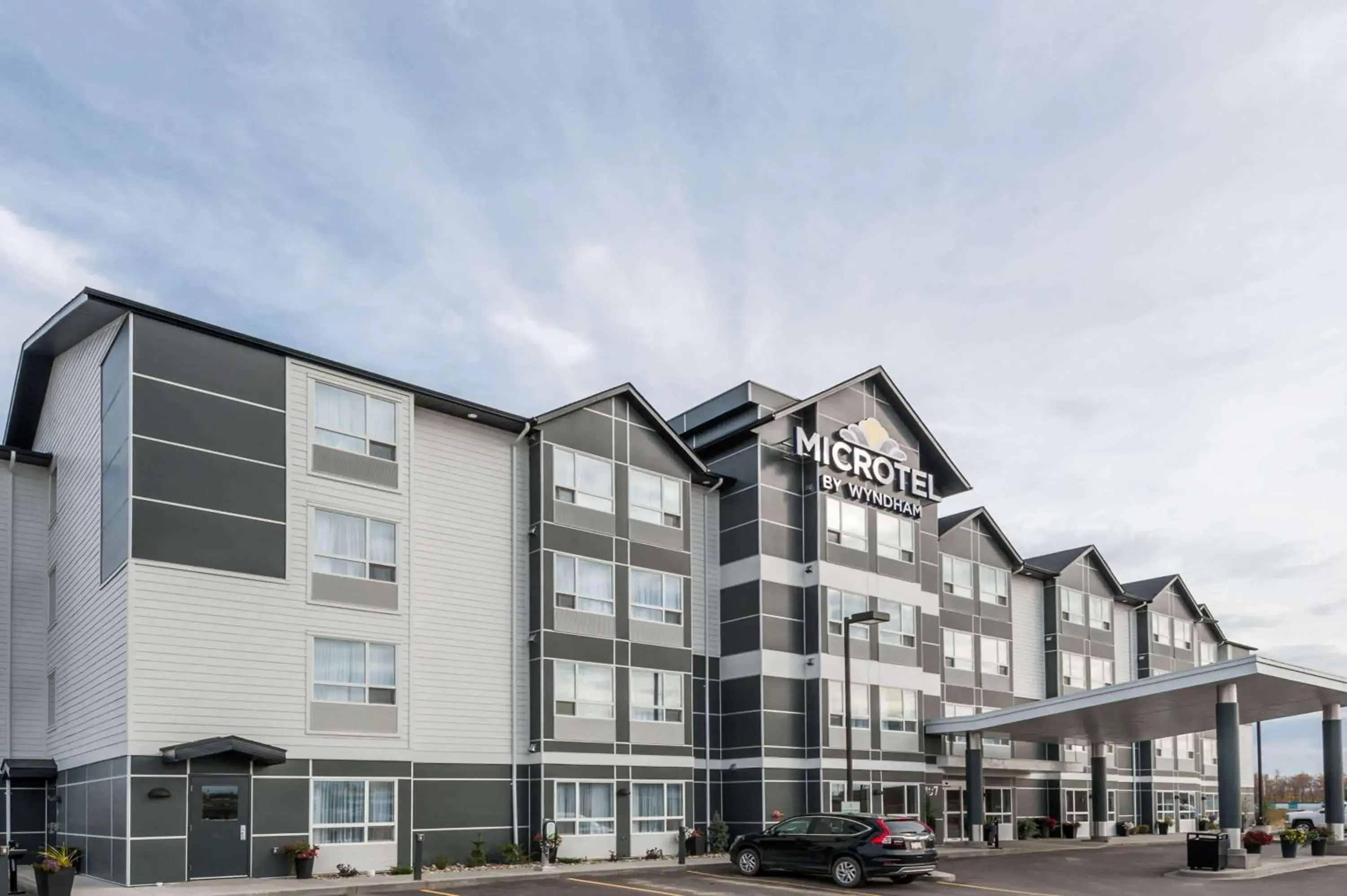 Property building in Microtel Inn & Suites by Wyndham Bonnyville Property building in Microtel Inn & Suites by Wyndham Bonnyville