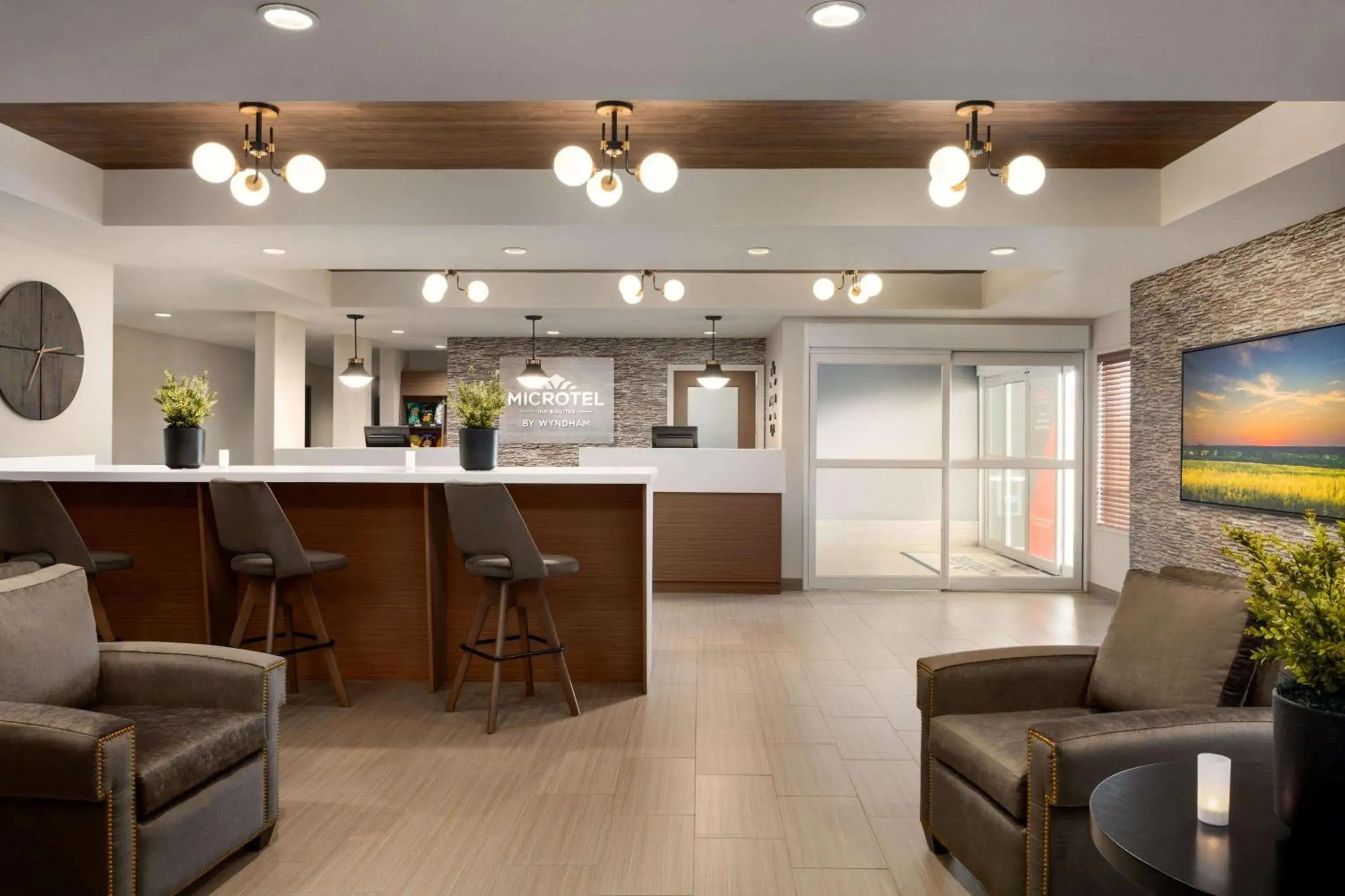 Lobby or reception in Microtel Inn & Suites by Wyndham Bonnyville Lobby or reception in Microtel Inn & Suites by Wyndham Bonnyville