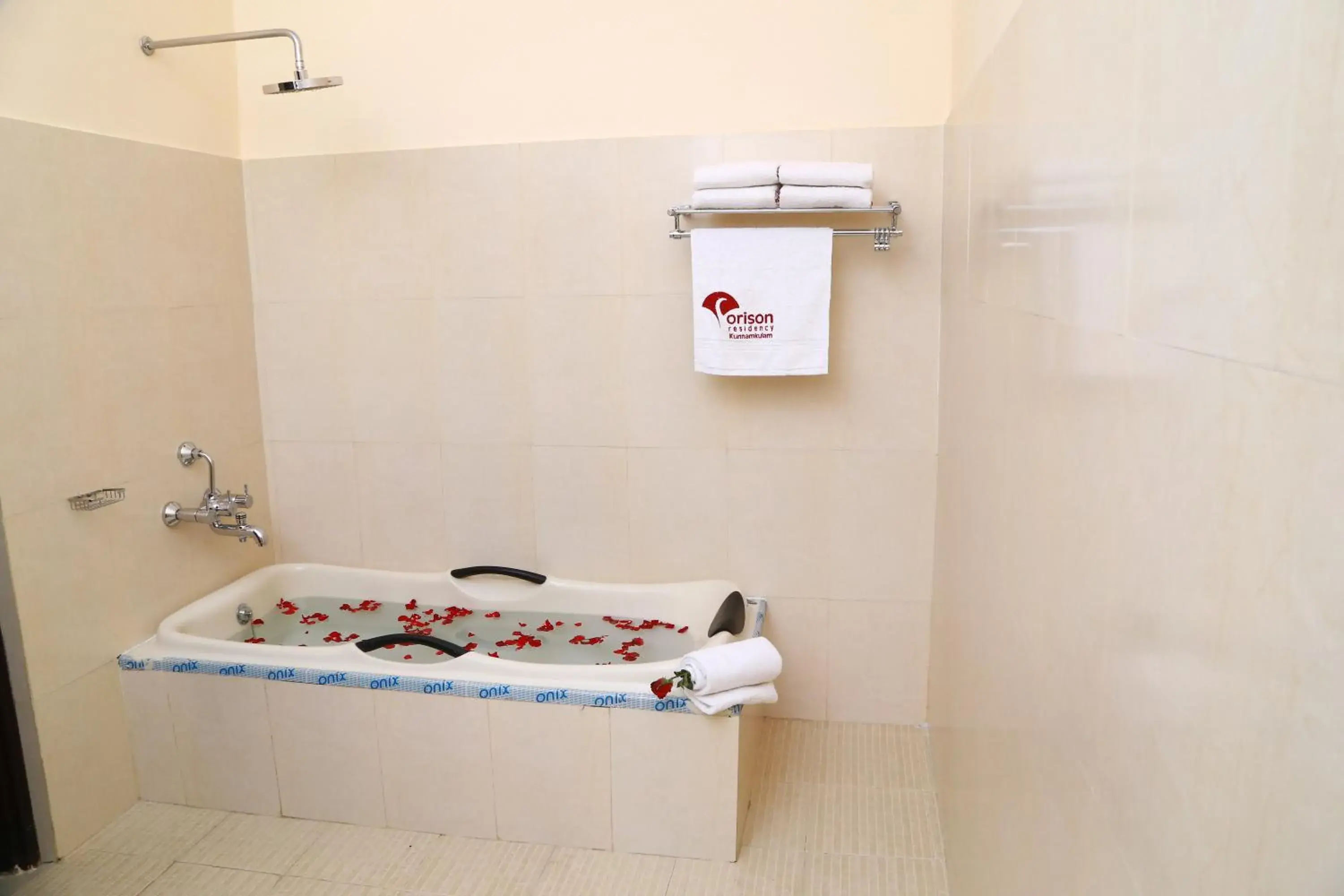 Bathroom in Orison Residency Hotel Bathroom in Orison Residency Hotel