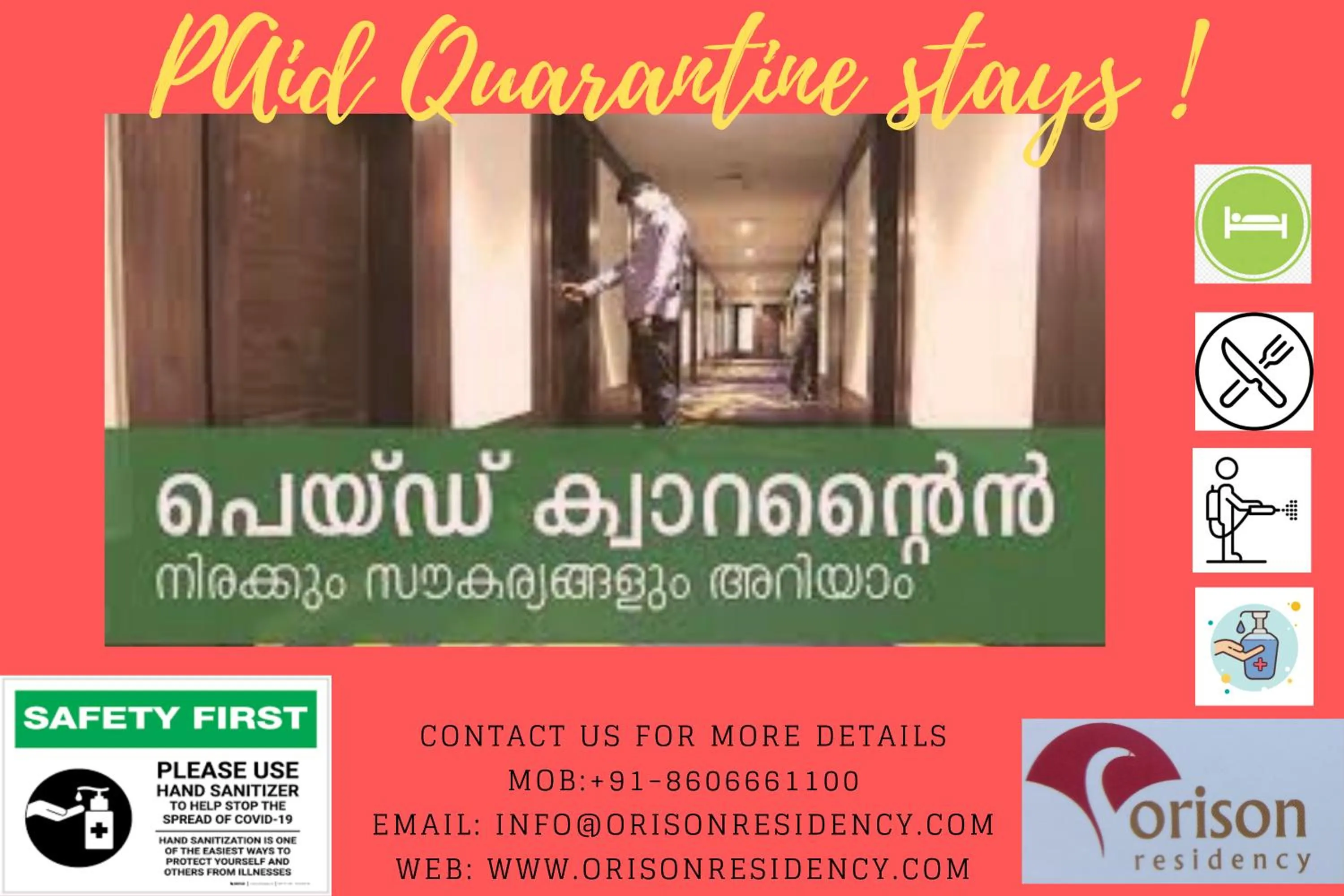 Property building in Orison Residency Hotel