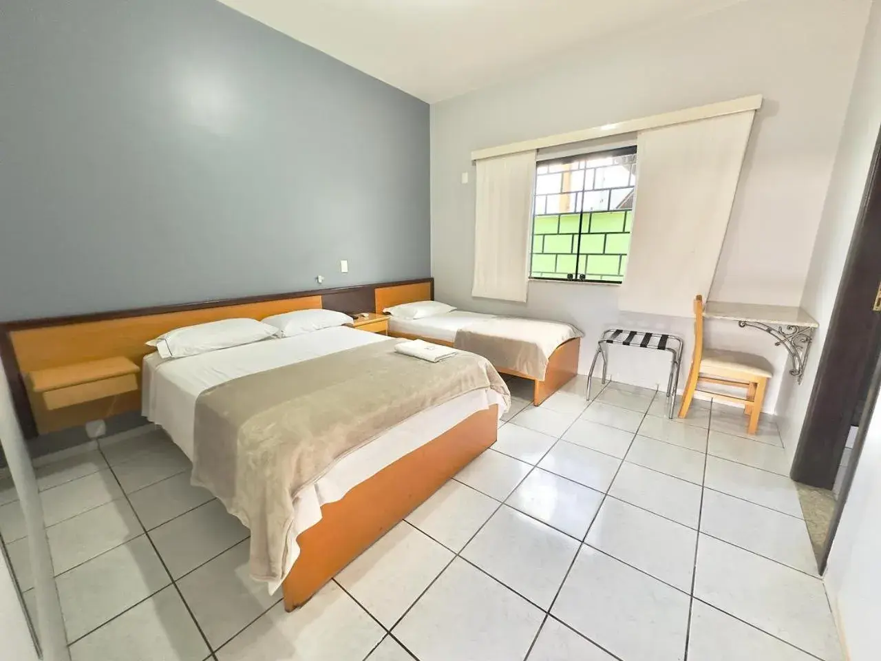 Bed in Hotel Pousada Real Bed in Hotel Pousada Real