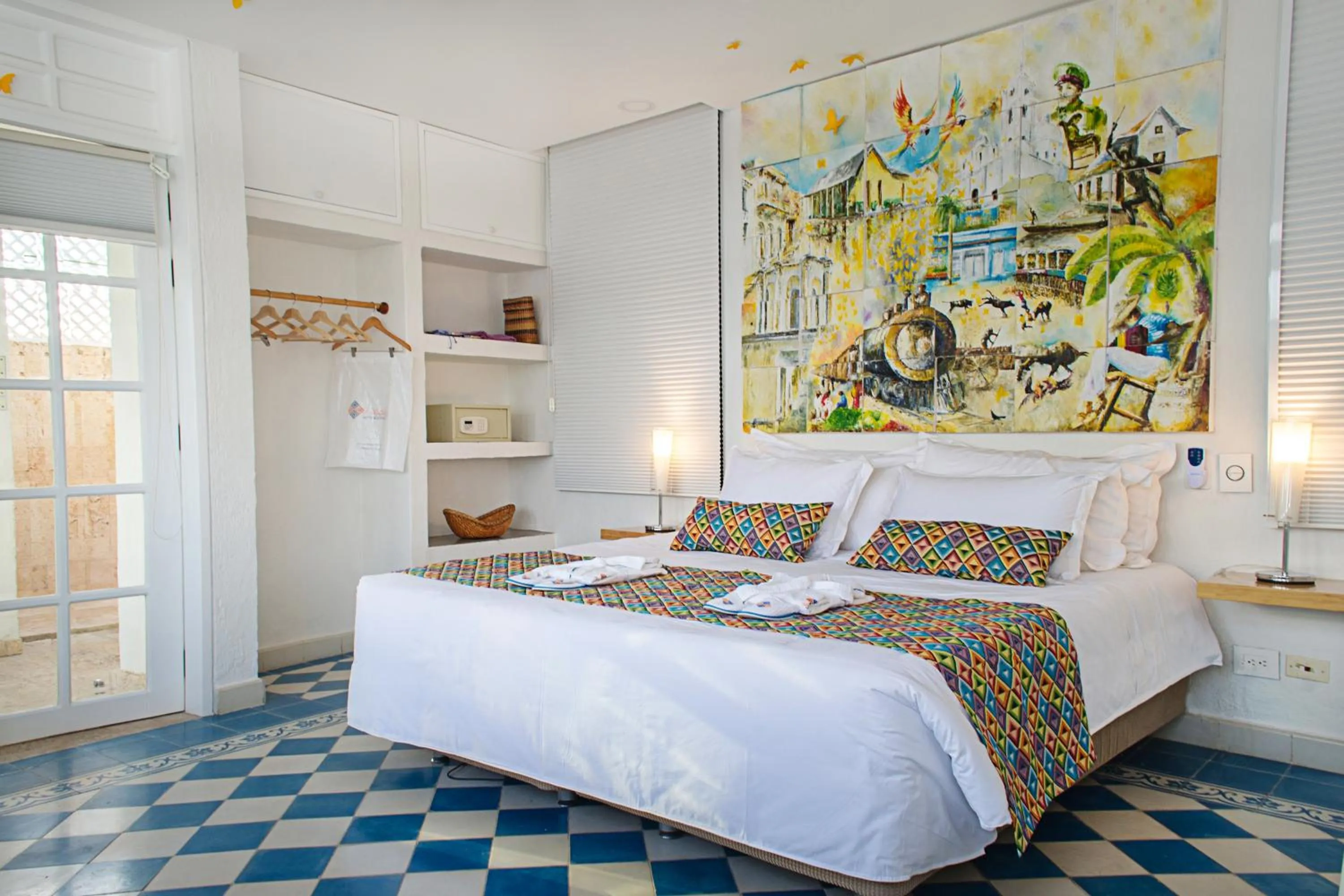 Bed in Placita Vieja Hotel Boutique Spa