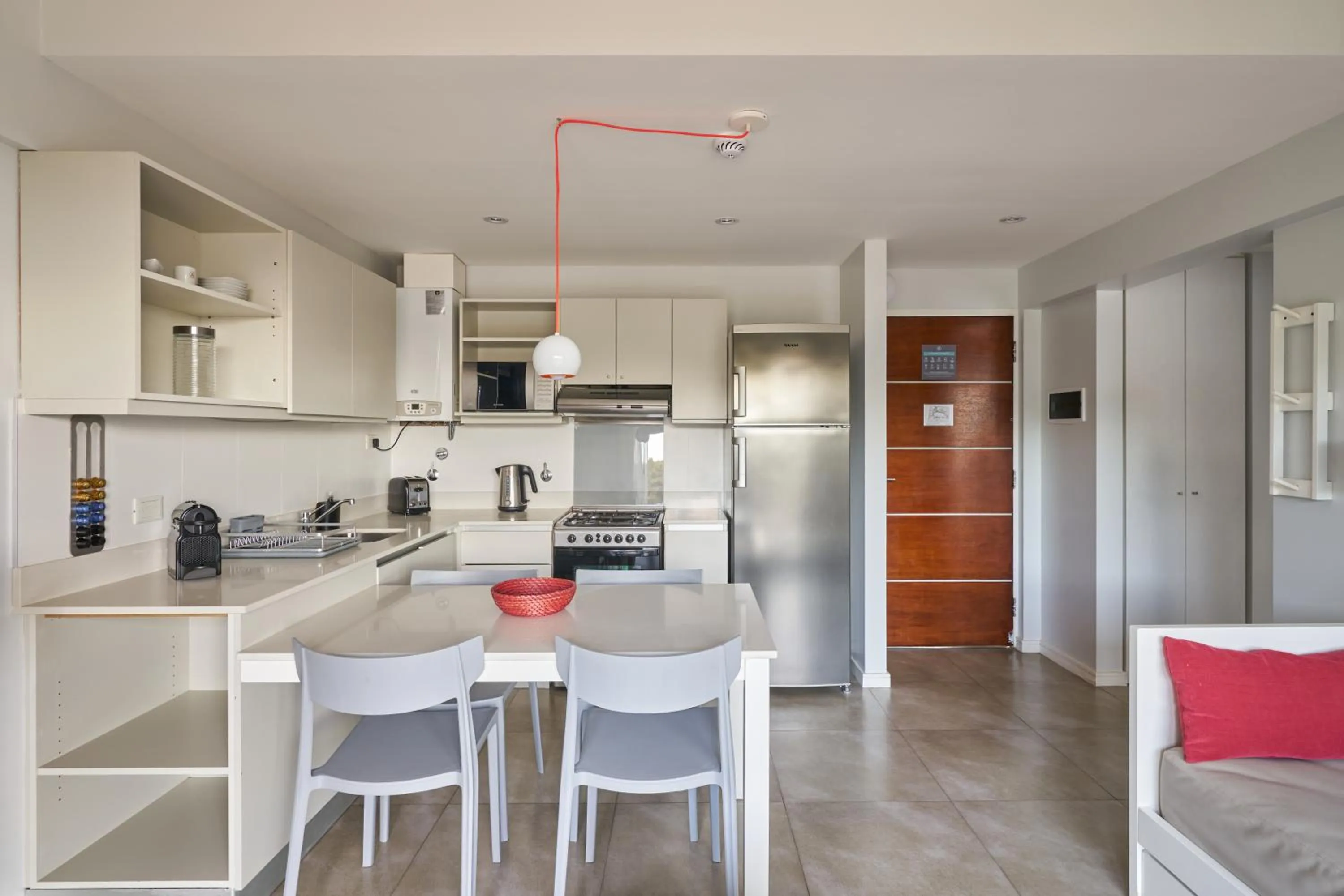 Kitchen or kitchenette in Almarena Apart & Hotel Boutique