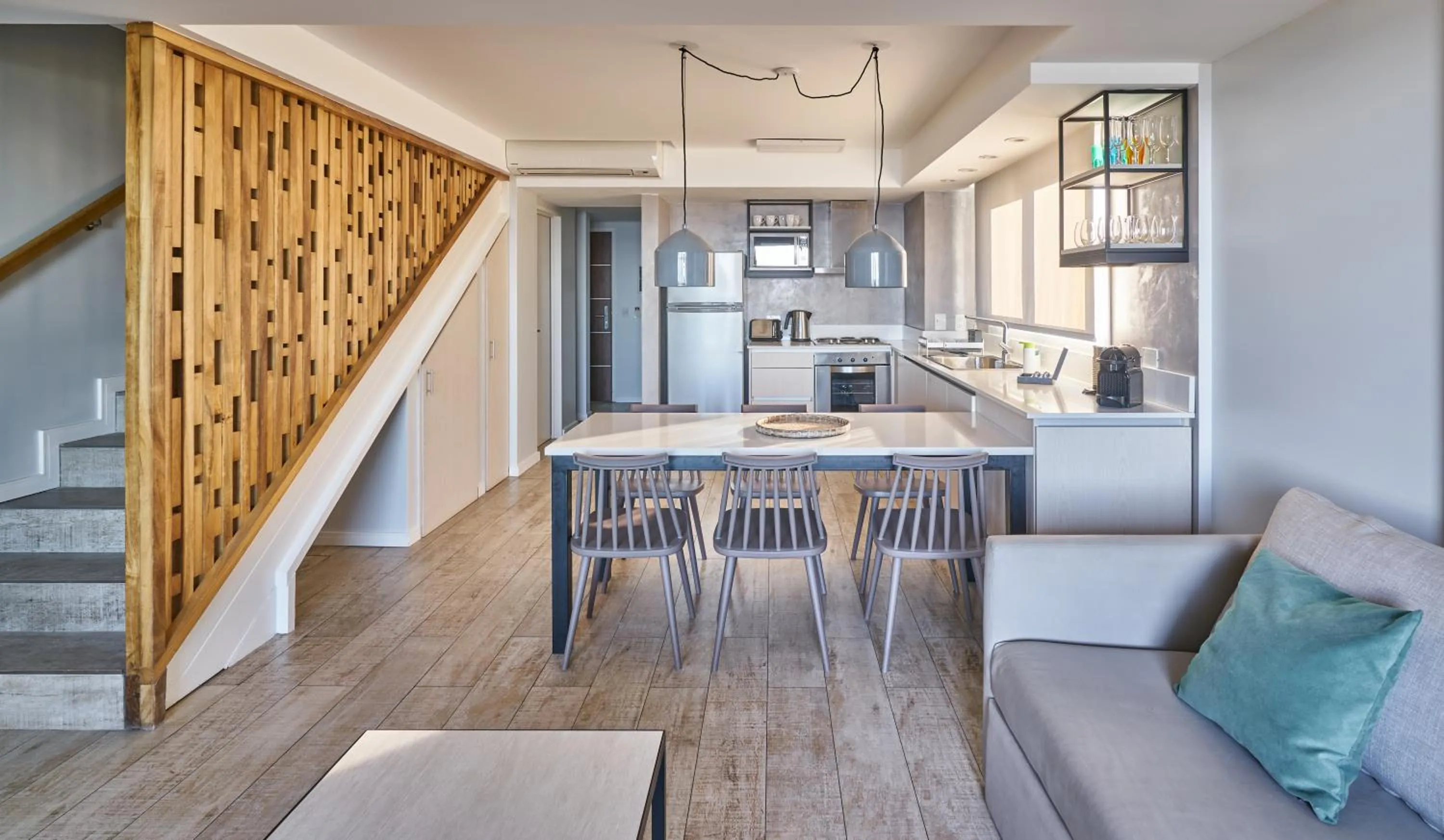 Kitchen or kitchenette in Almarena Apart & Hotel Boutique