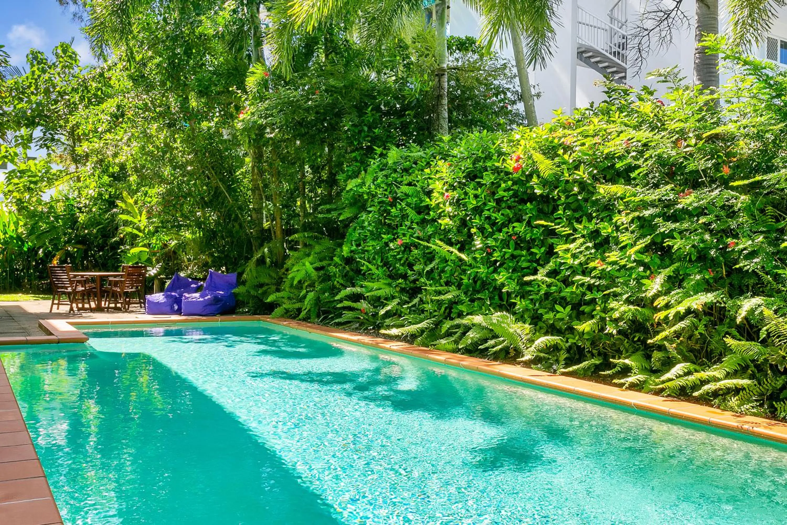 Pool view in Arlington Apartments