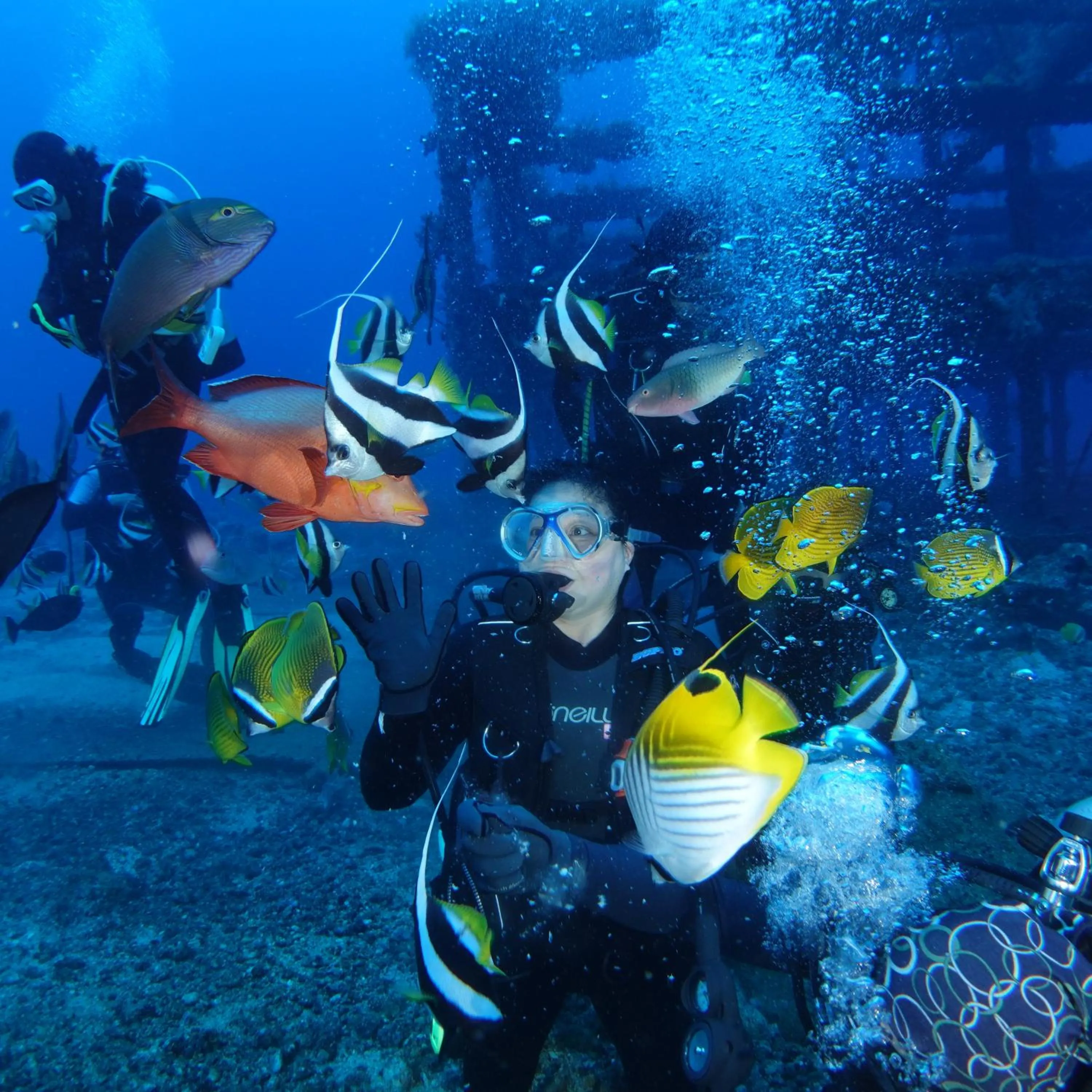 Diving in Green Island Ocean Rhythem dive B&B 綠島海韻民宿