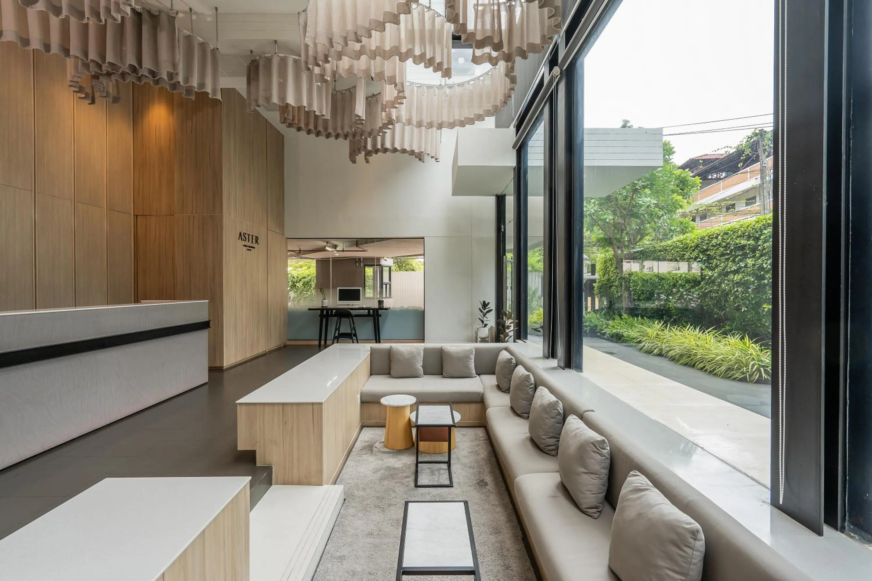 Lobby or reception in Aster Hotel and Residence by At Mind