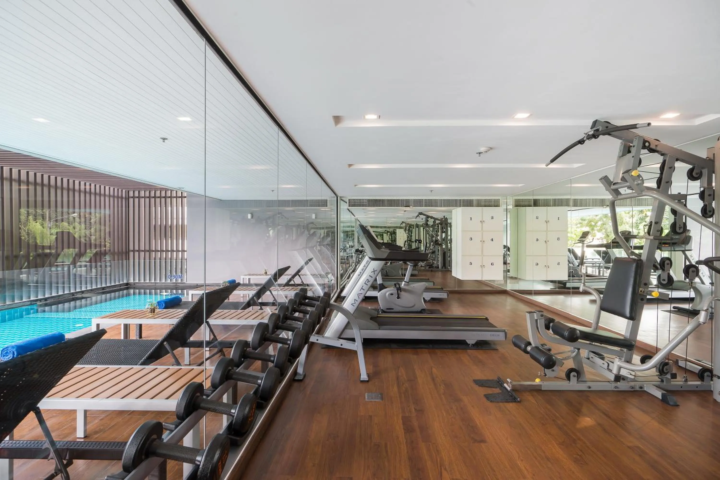 Fitness centre/facilities in Aster Hotel and Residence by At Mind