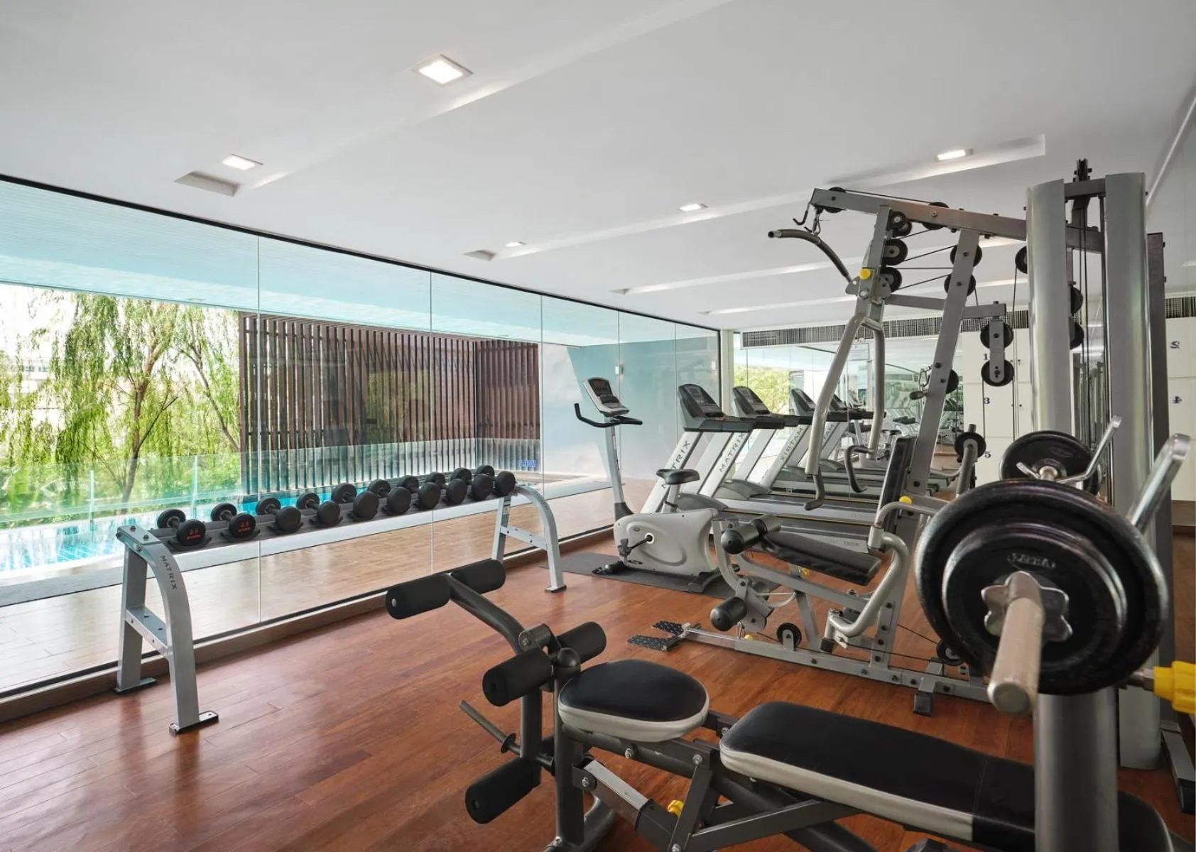 Fitness centre/facilities in Aster Hotel and Residence by At Mind