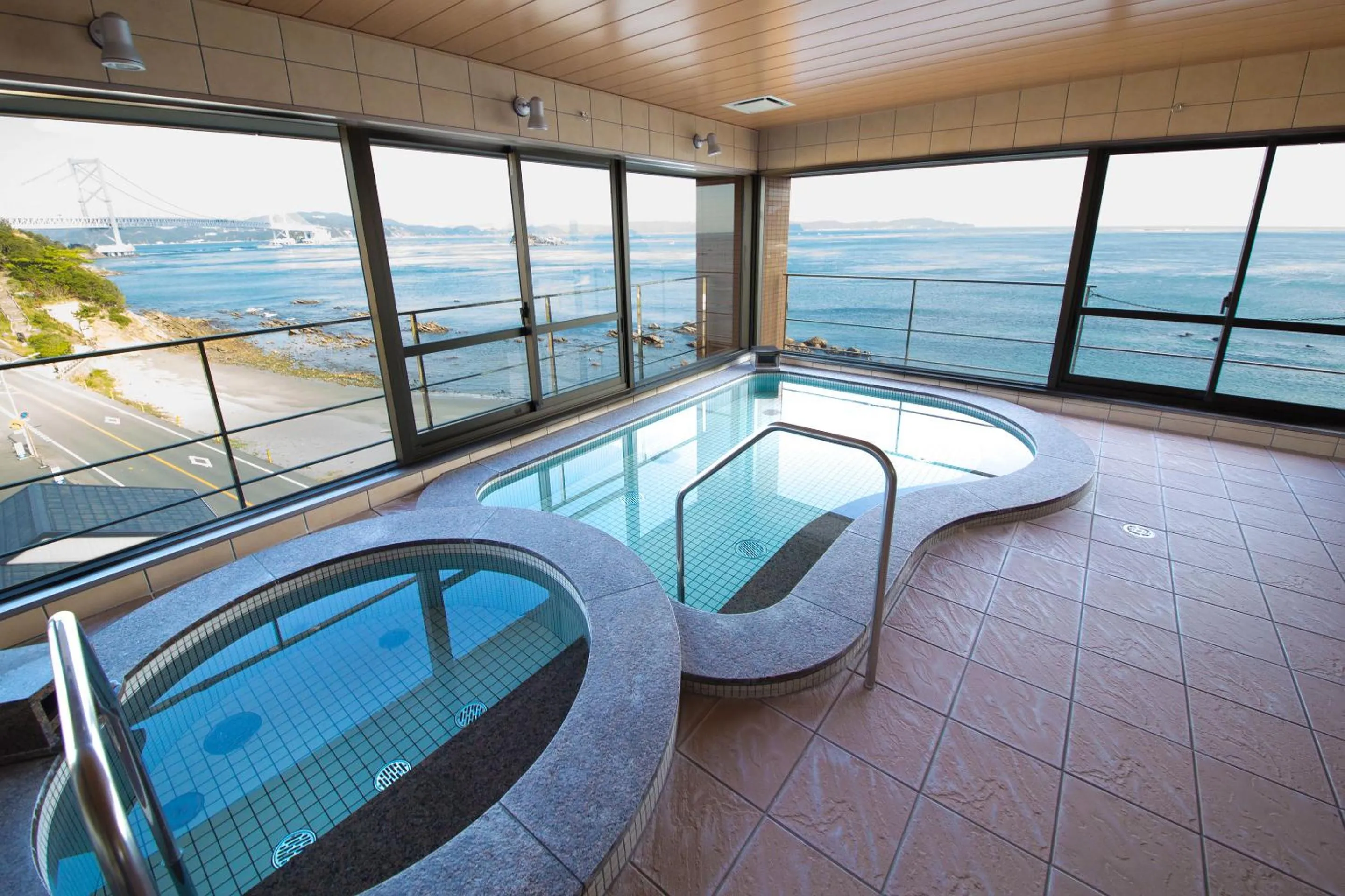 Public Bath in Seaside Hotel Taimaru Kaigetsu