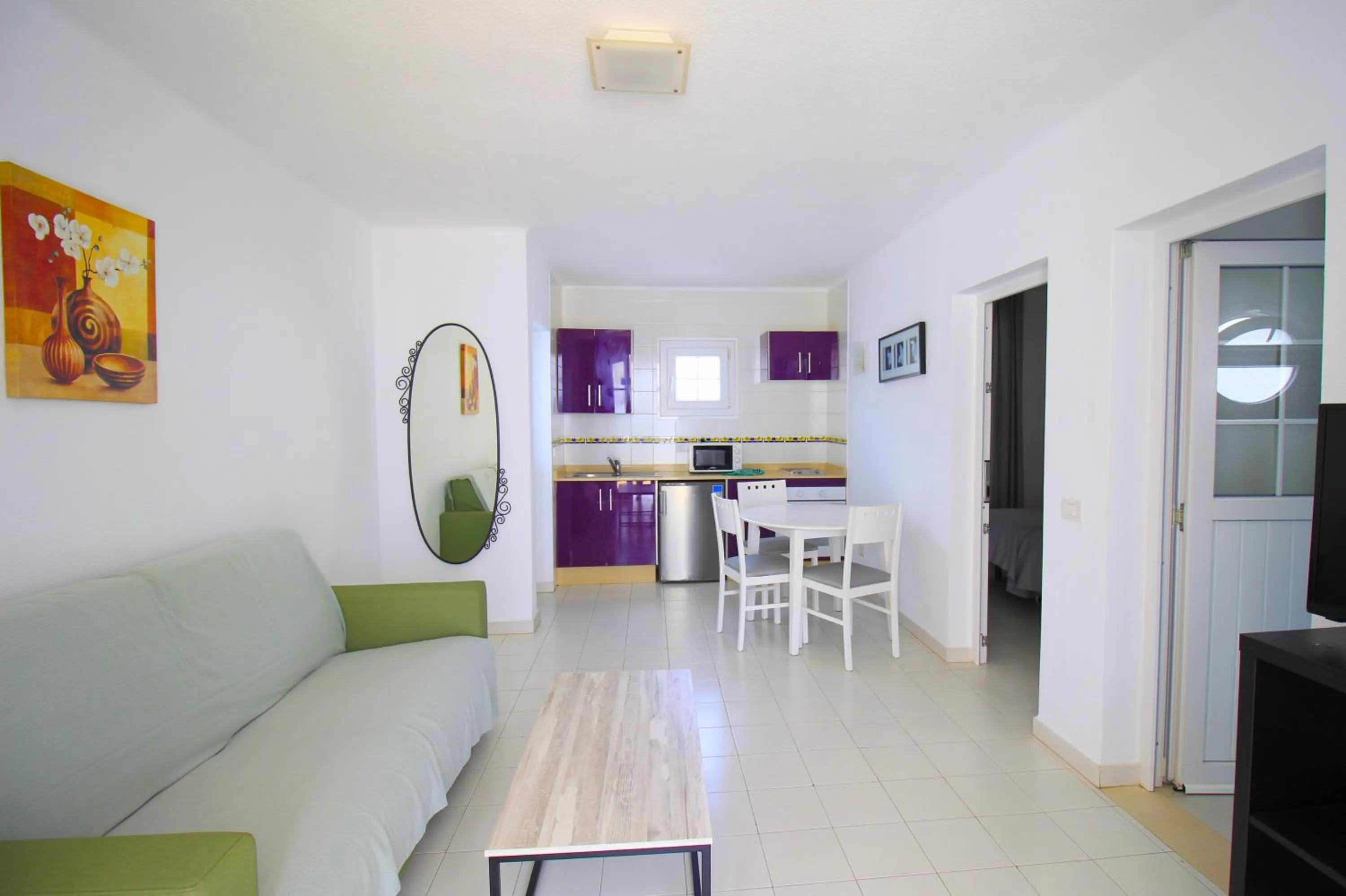 Living room in Apartamentos Corona Mar