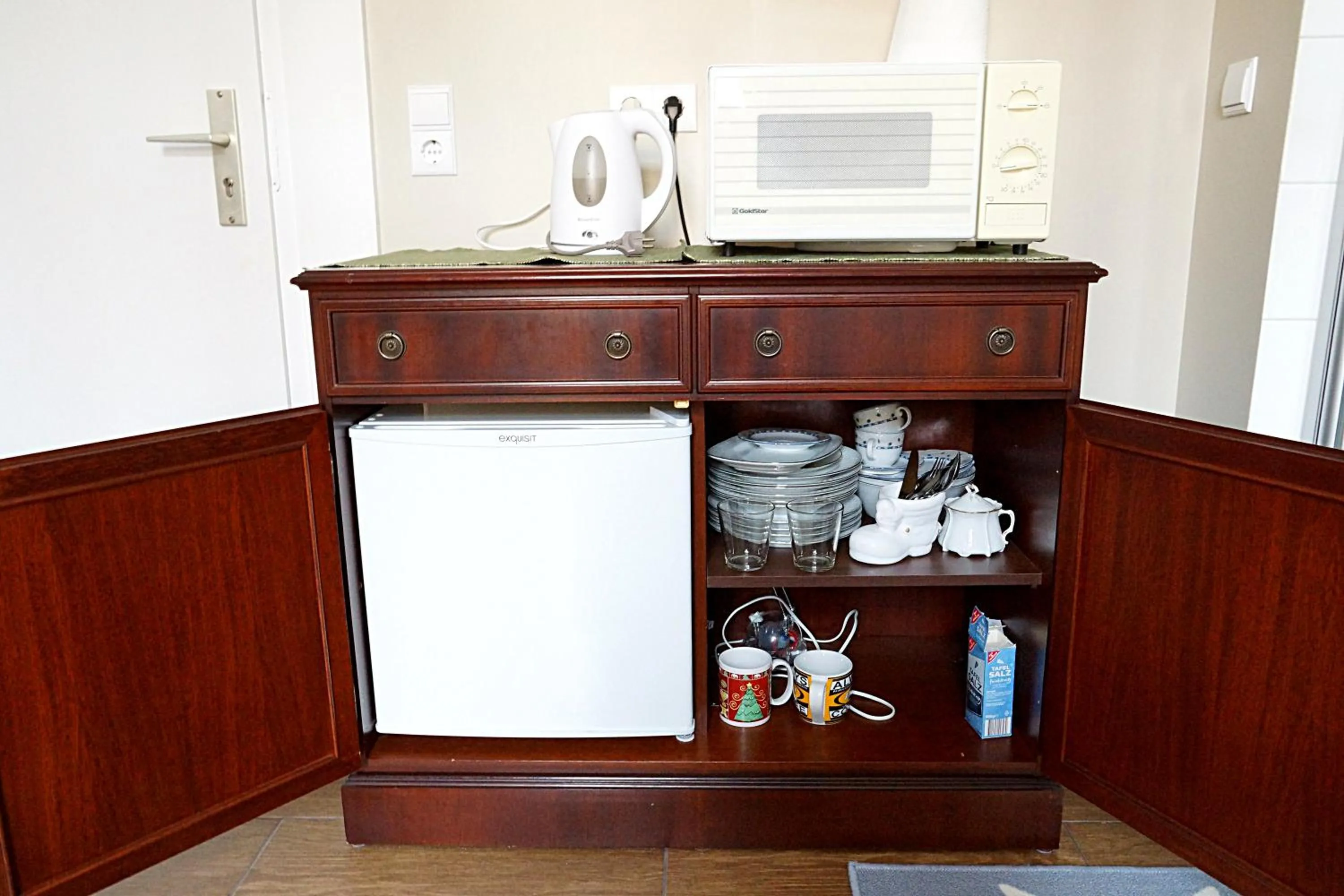 Kitchen or kitchenette in Vip Apartment an den Thermen