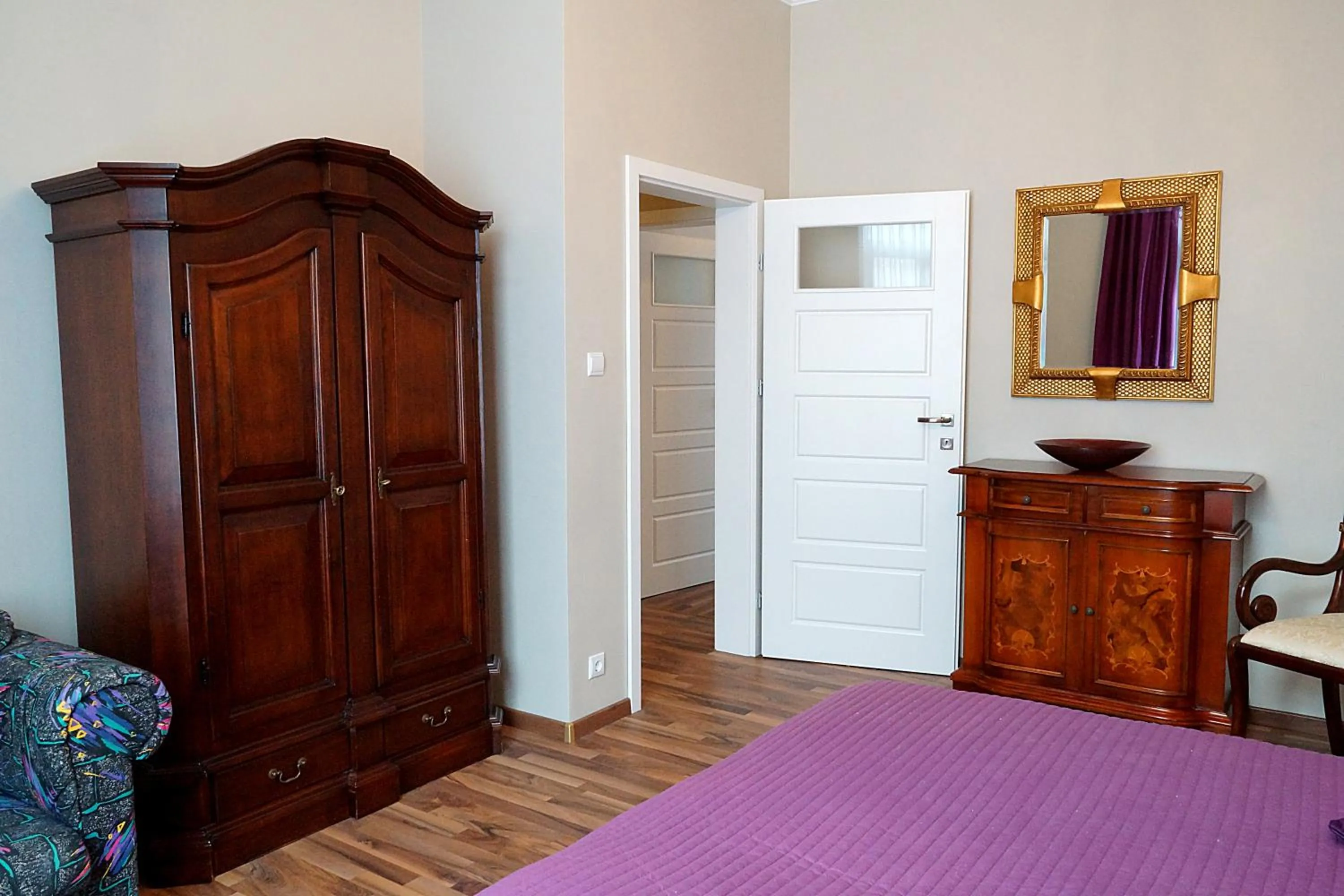 Bedroom, Bed in Vip Apartment an den Thermen