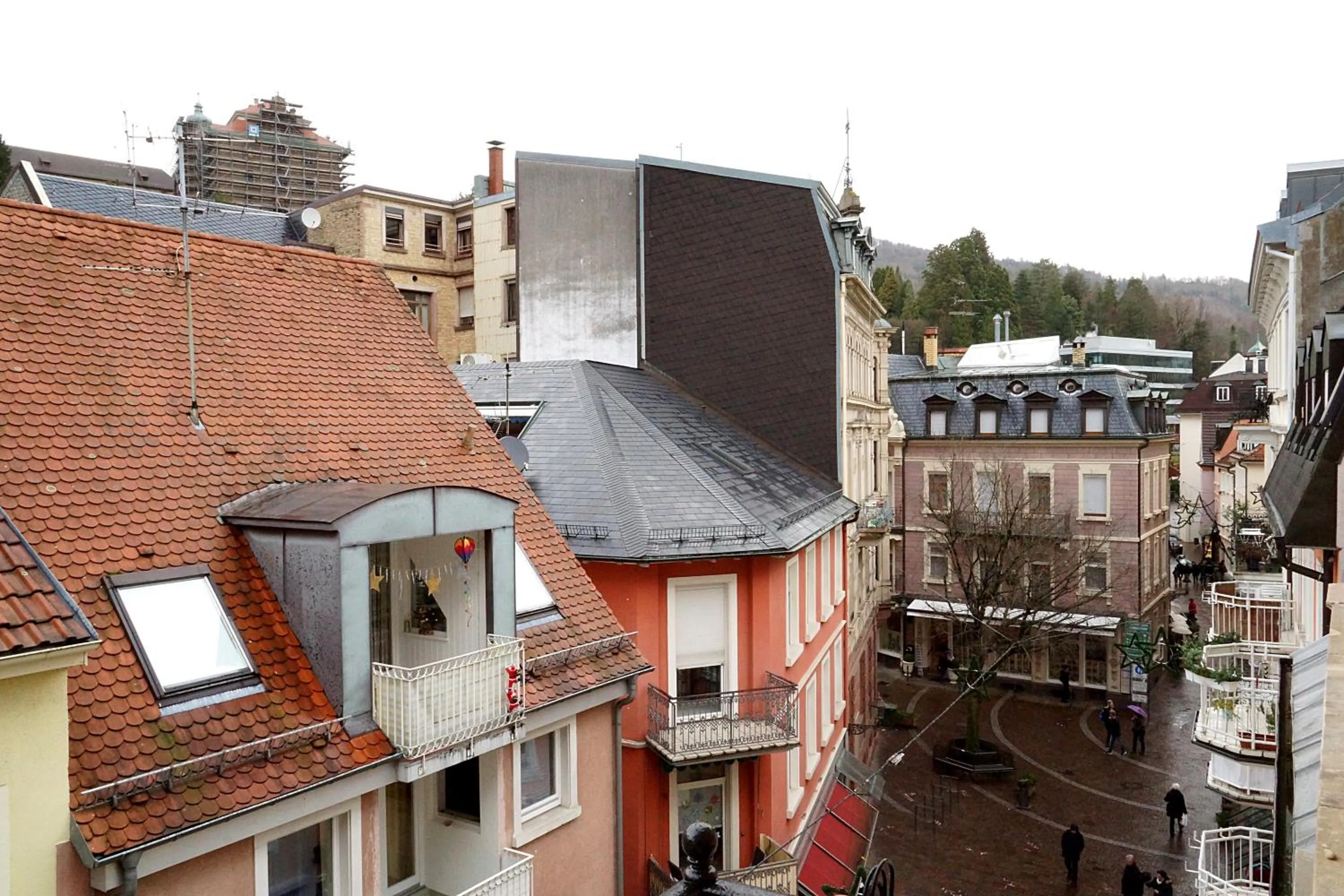 City view in Vip Apartment an den Thermen