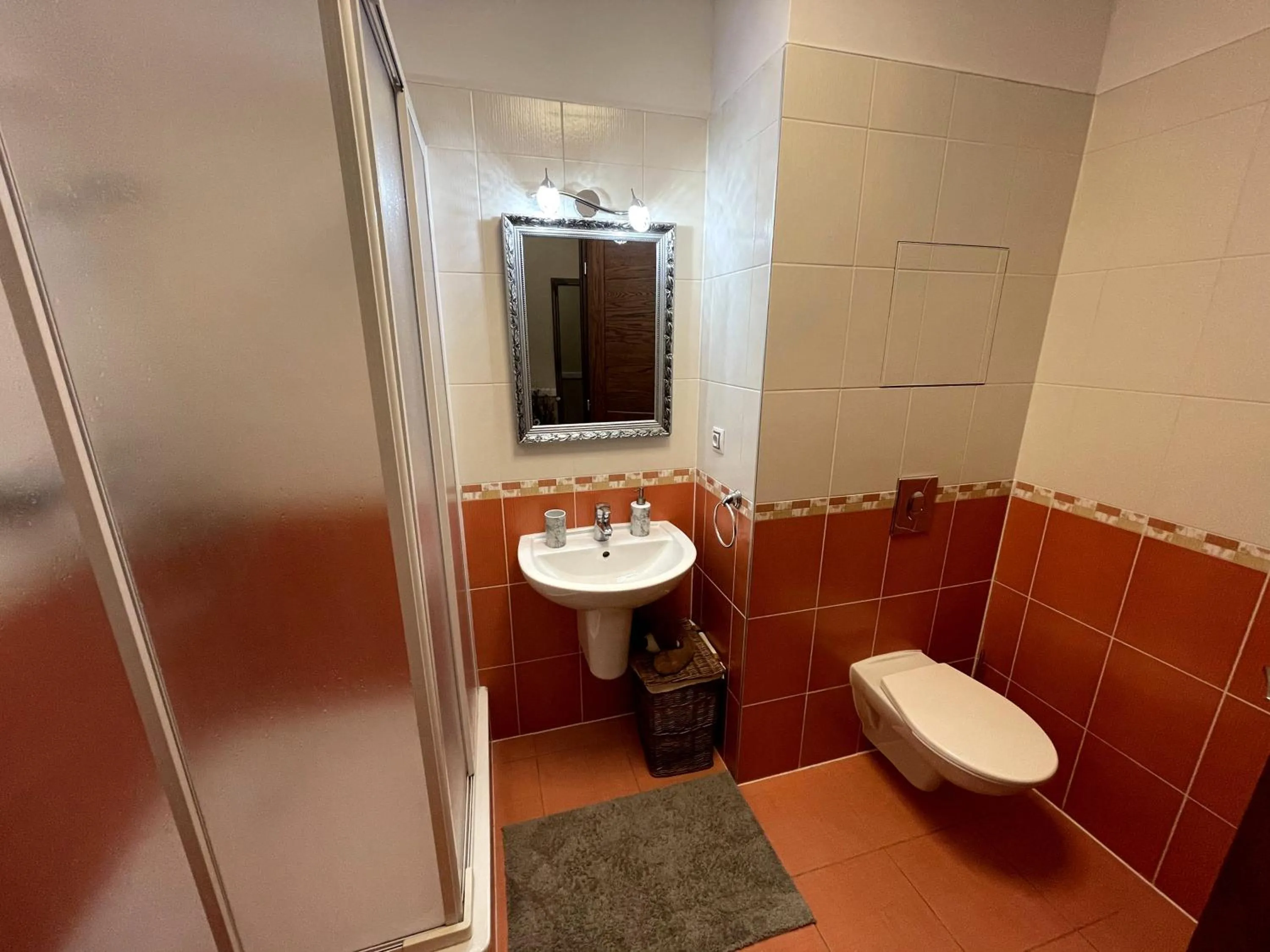 Shower in Apartment 122 Čertovka