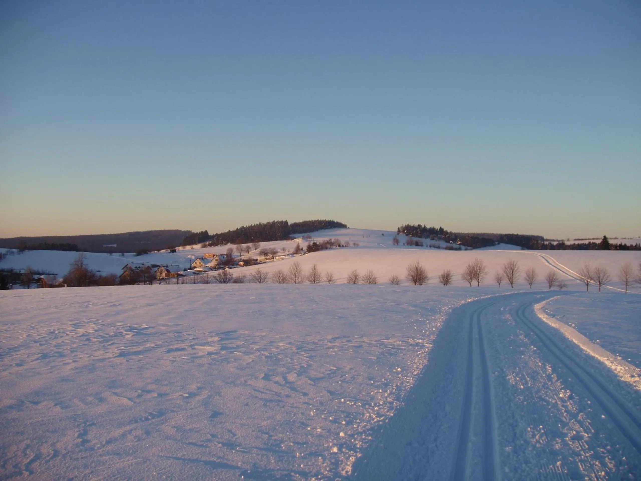 Natural landscape in Ubytování U Kapličky