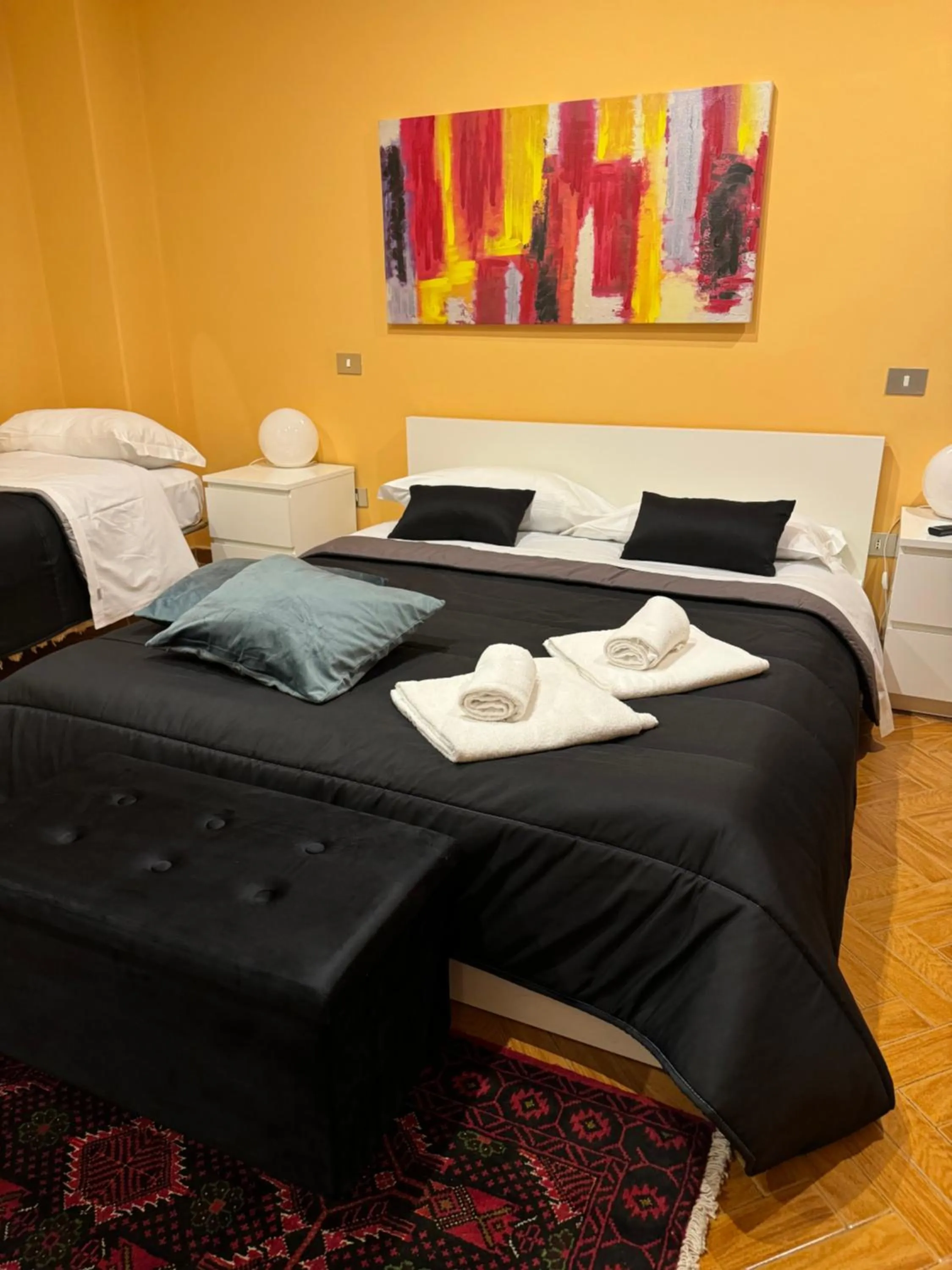 Bedroom, Bed in Casina Dei Marsi