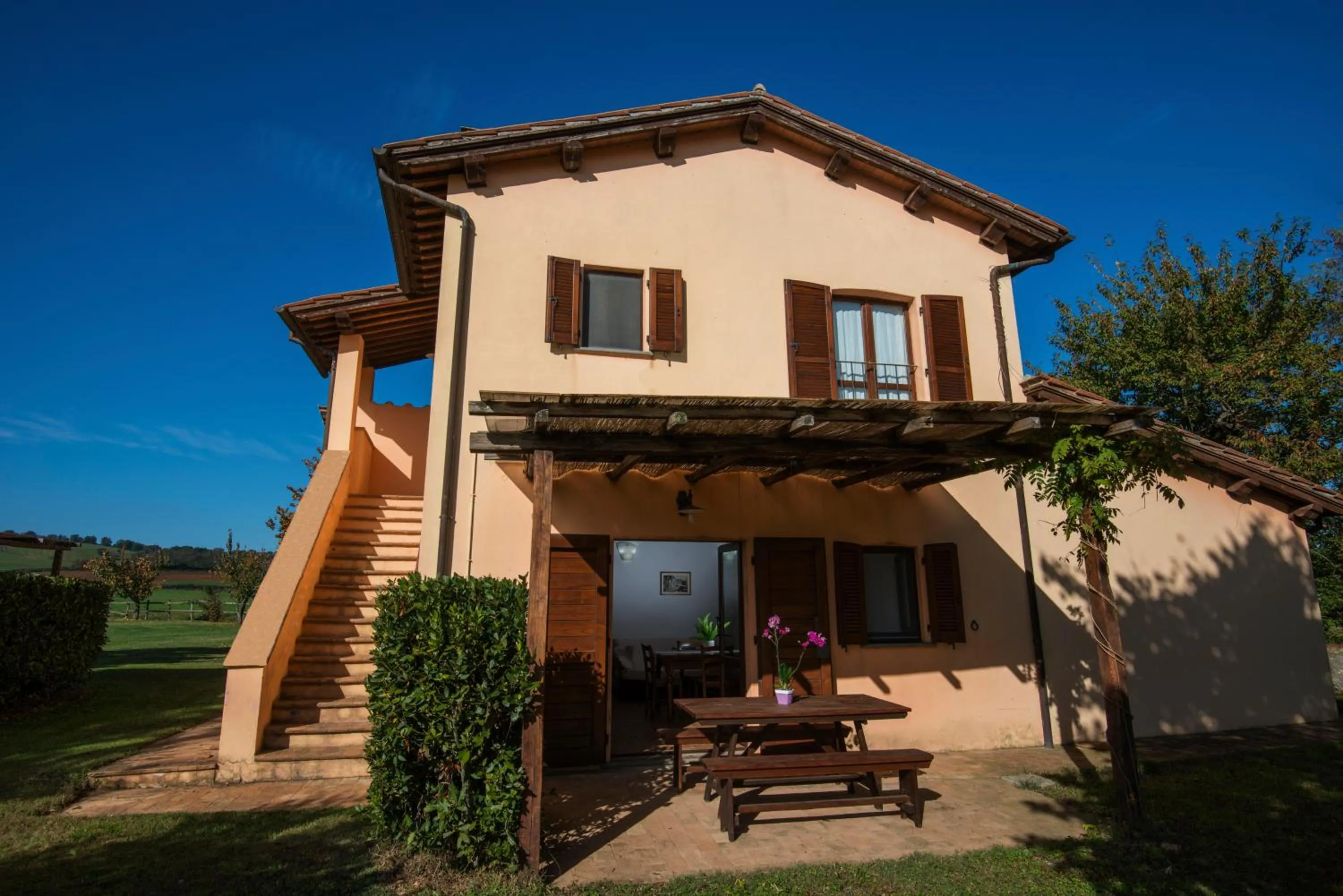 Patio in Agriturismo Olmo Bello
