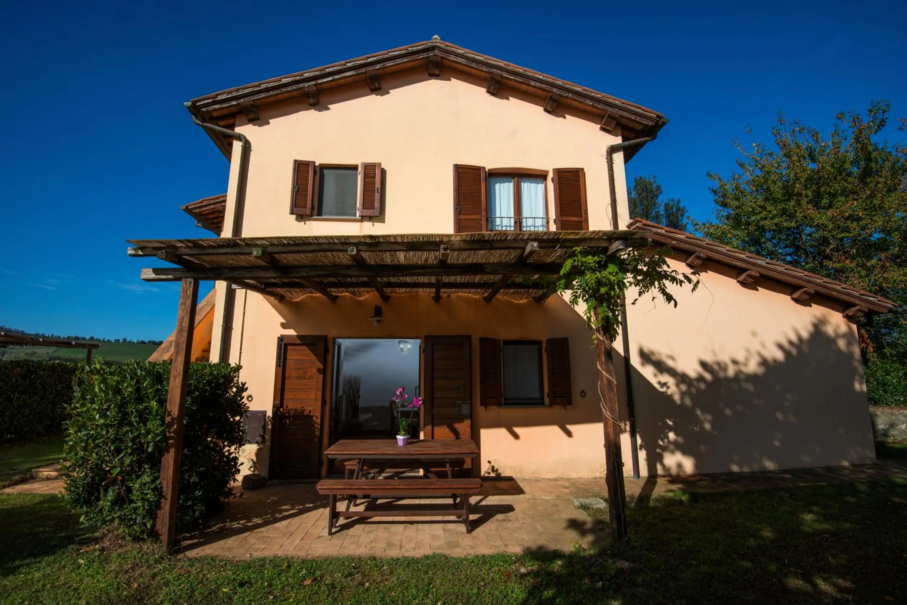 Patio in Agriturismo Olmo Bello