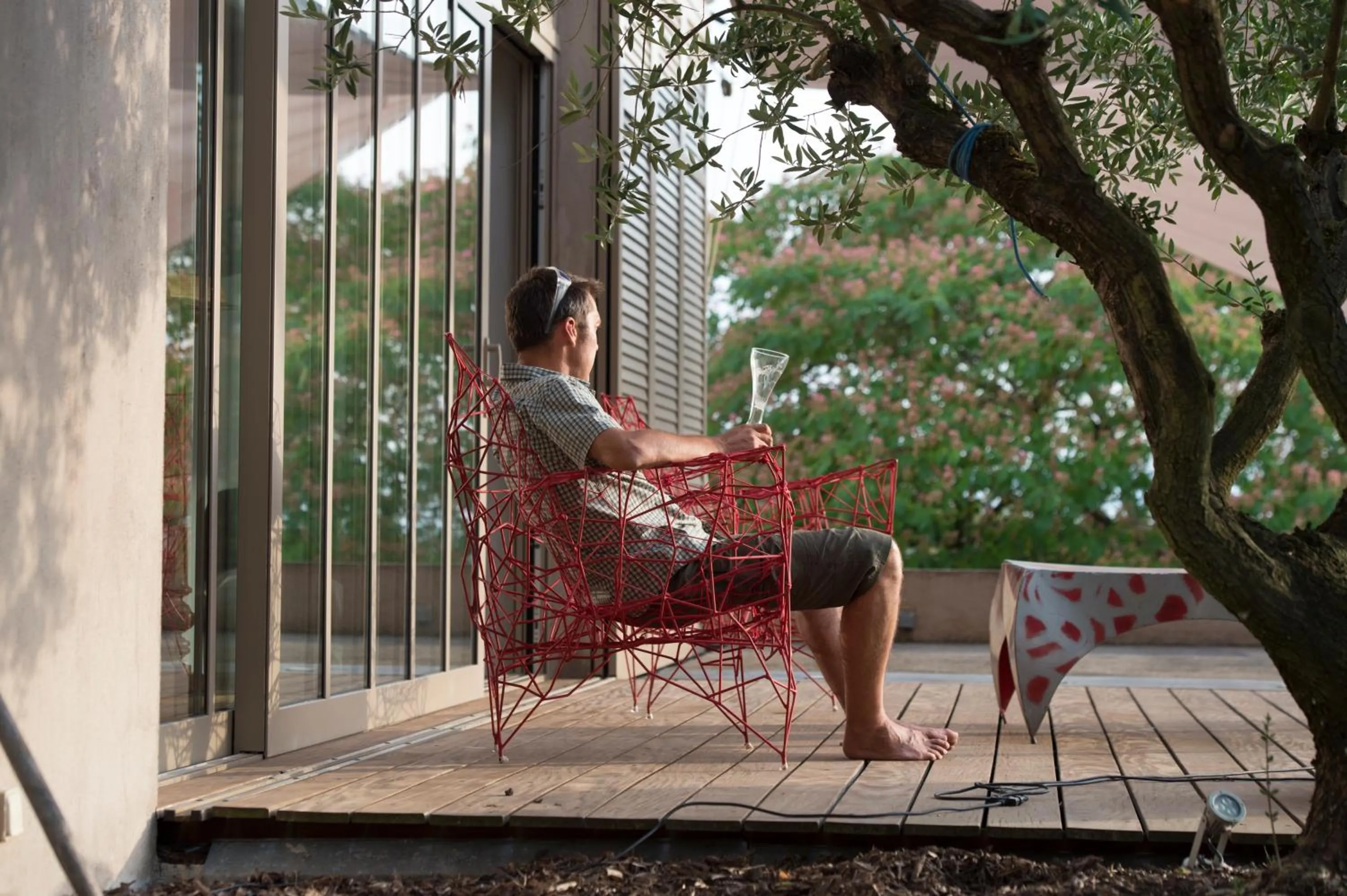 Patio in Château Du Tasta