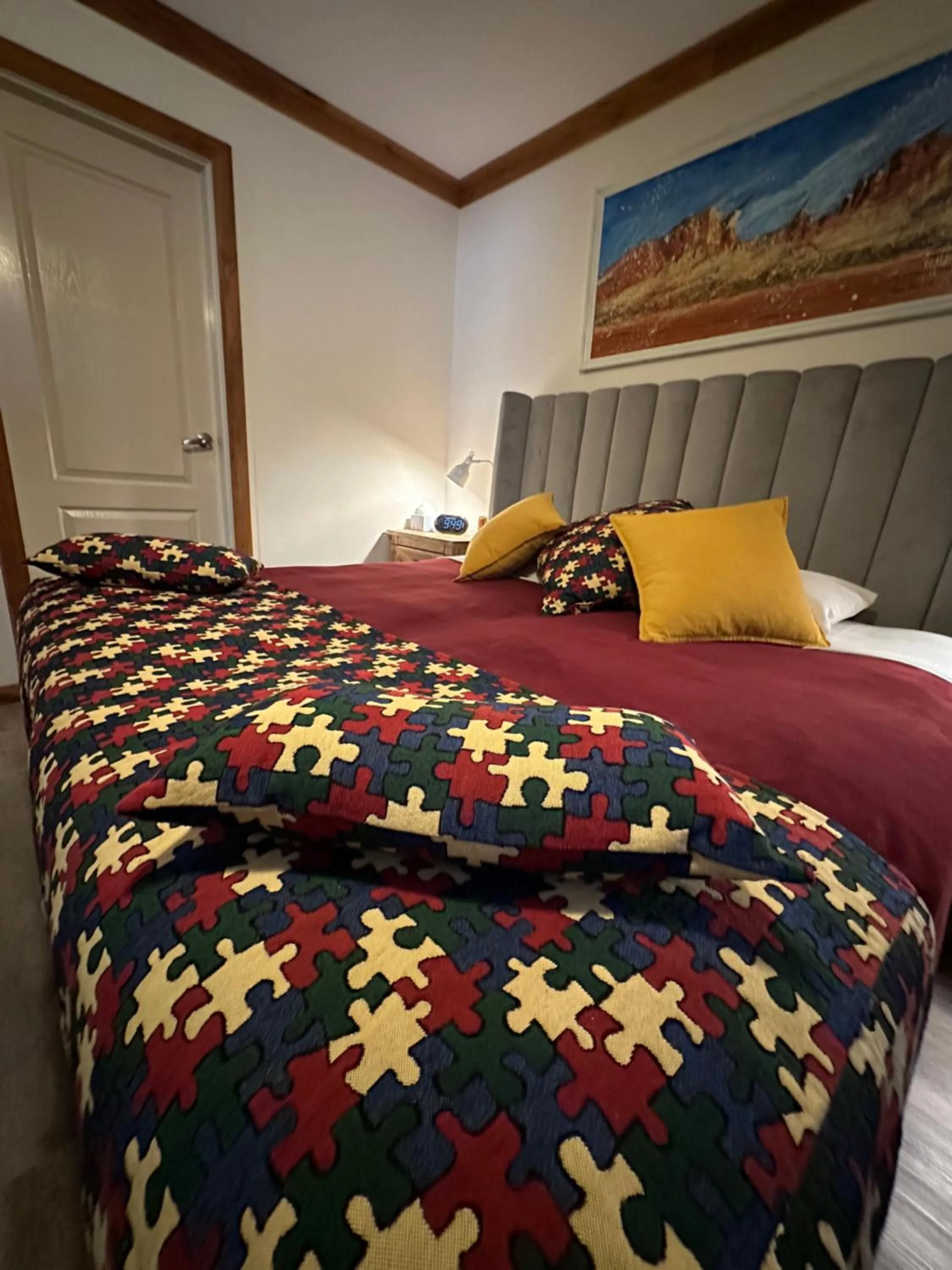 Bed in Brooklyn Motel