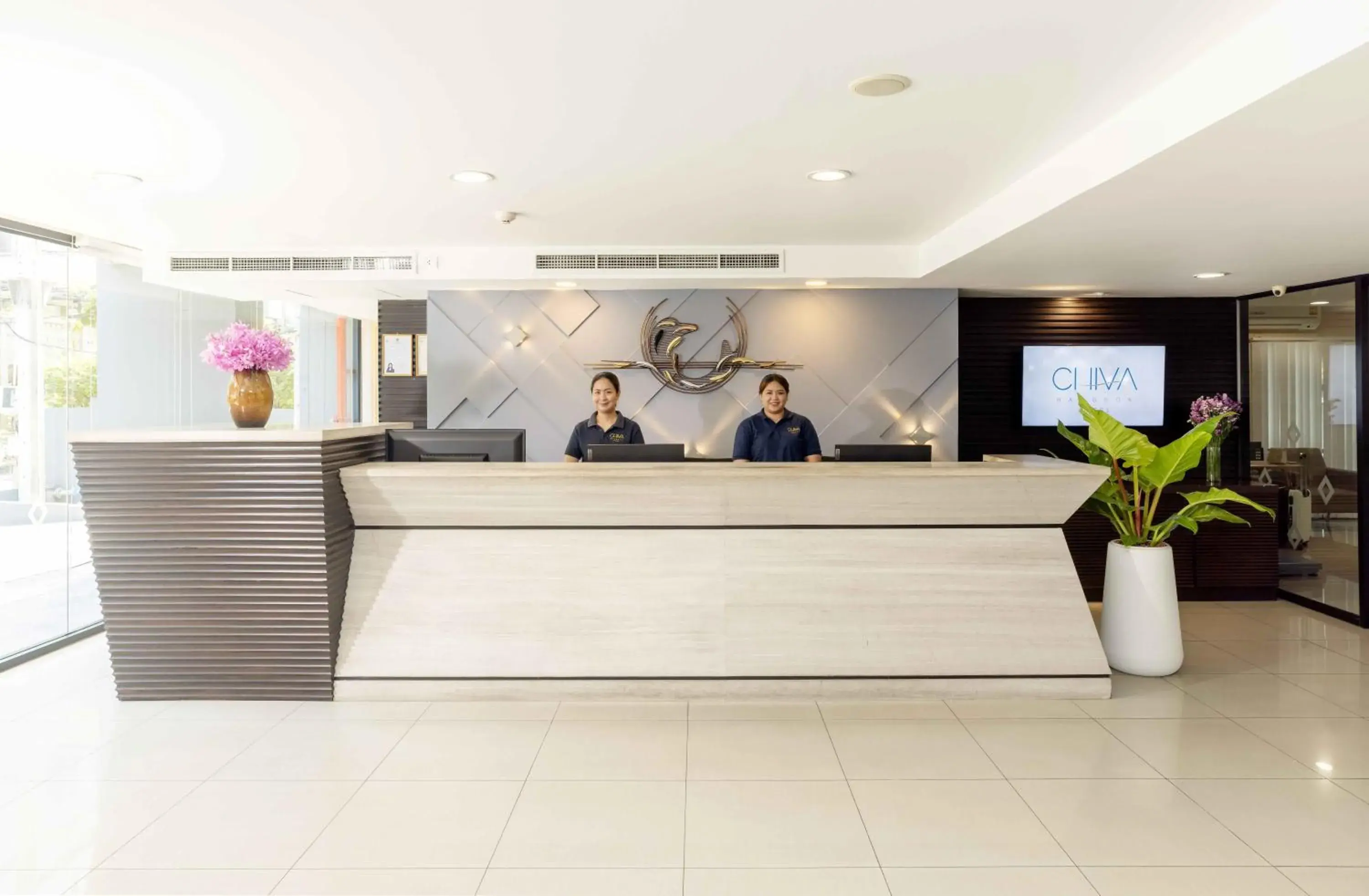 Lobby or reception in Chiva Bangkok Hotel - SHA Plus Lobby or reception in Chiva Bangkok Hotel - SHA Plus