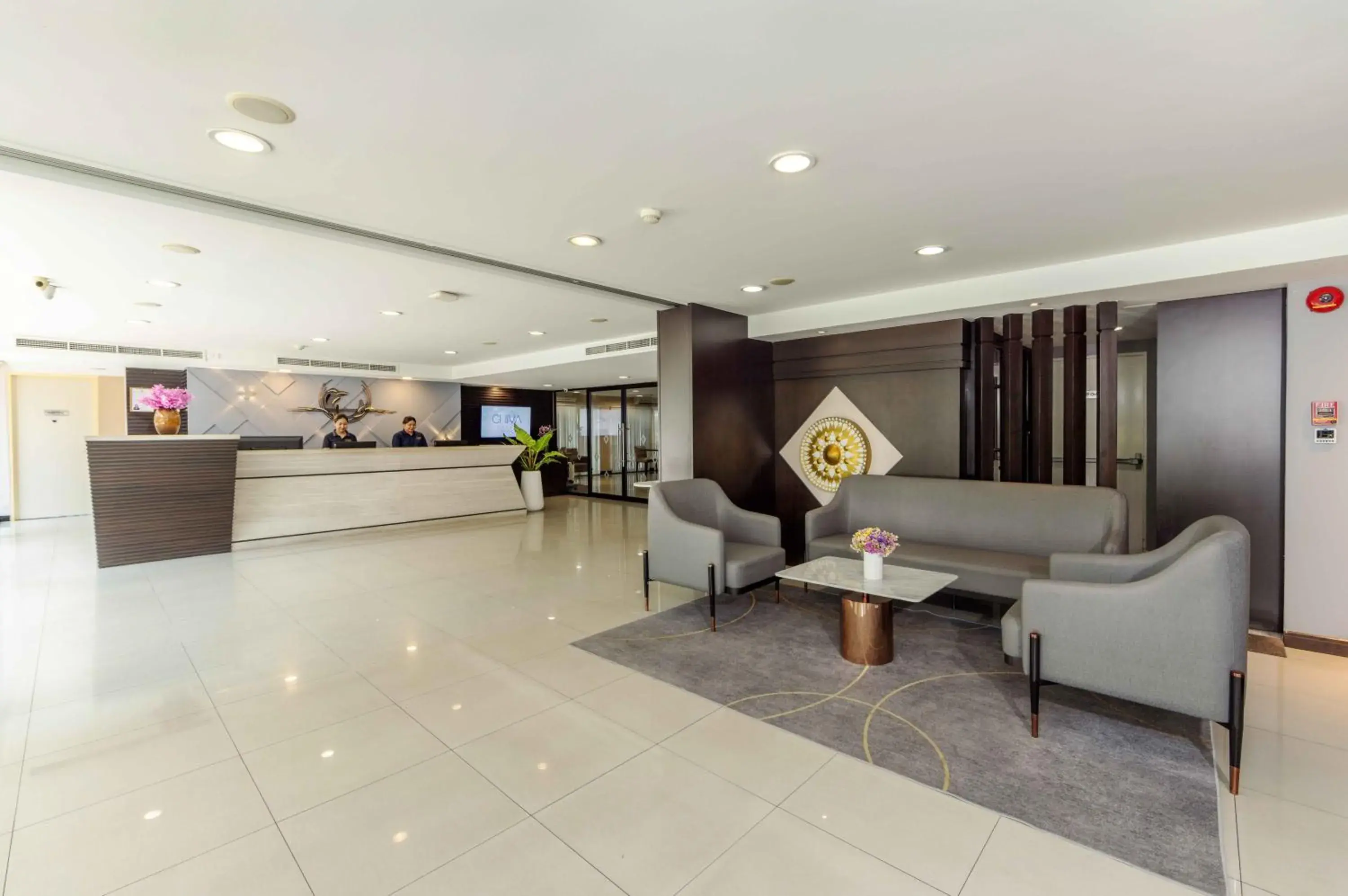 Lobby or reception in Chiva Bangkok Hotel - SHA Plus Lobby or reception in Chiva Bangkok Hotel - SHA Plus