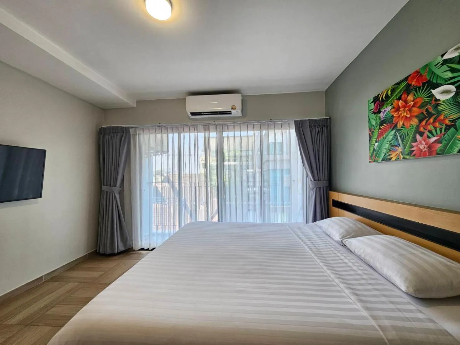 Bed in Chiva Bangkok Hotel