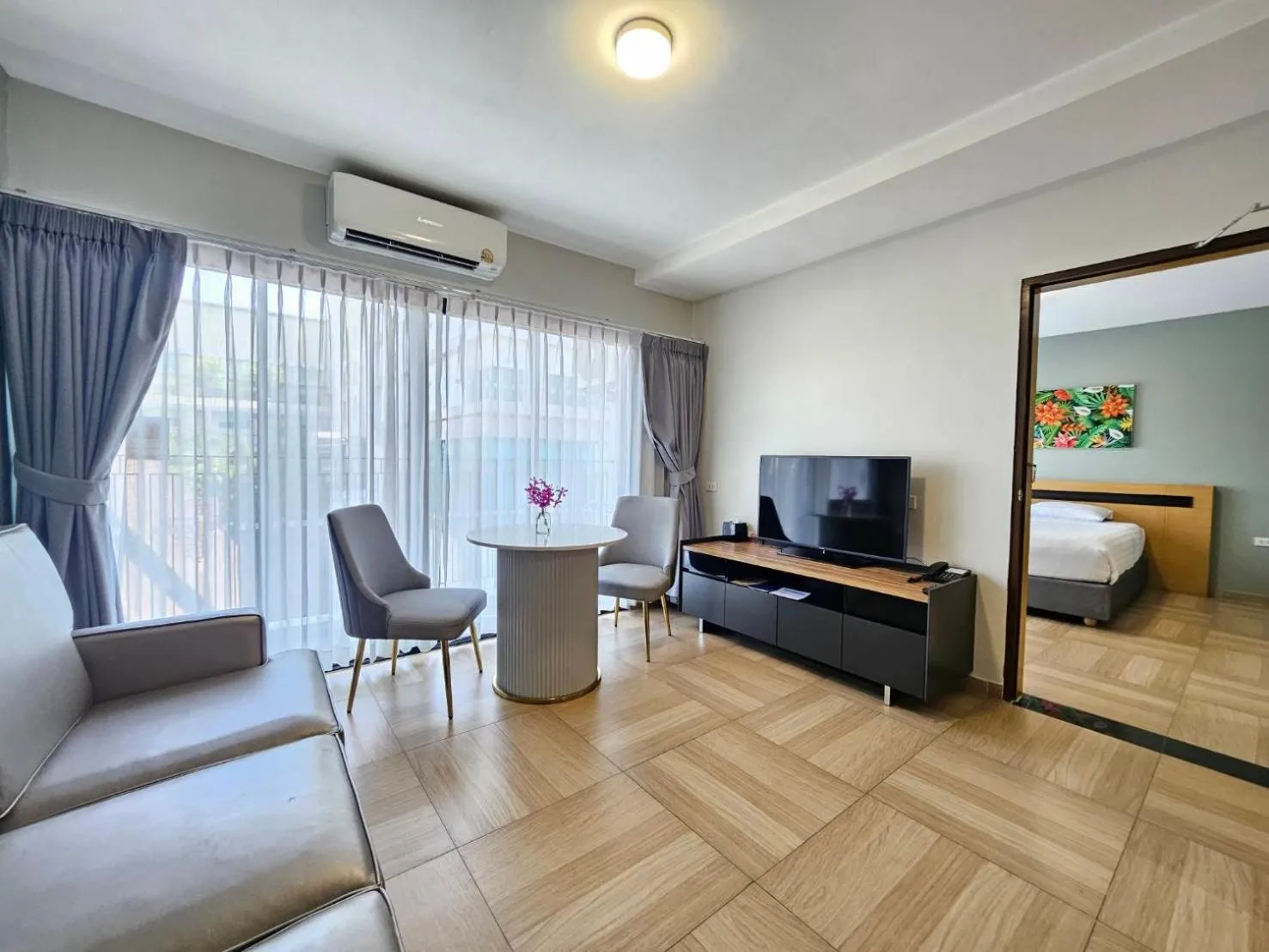 Living room in Chiva Bangkok Hotel