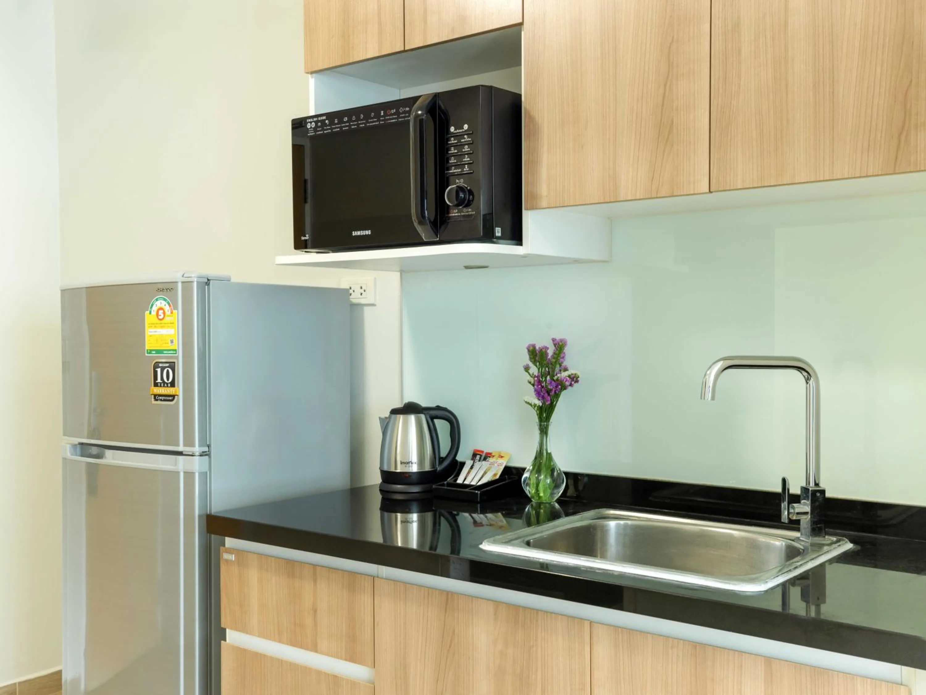 Kitchen or kitchenette in Chiva Bangkok Hotel