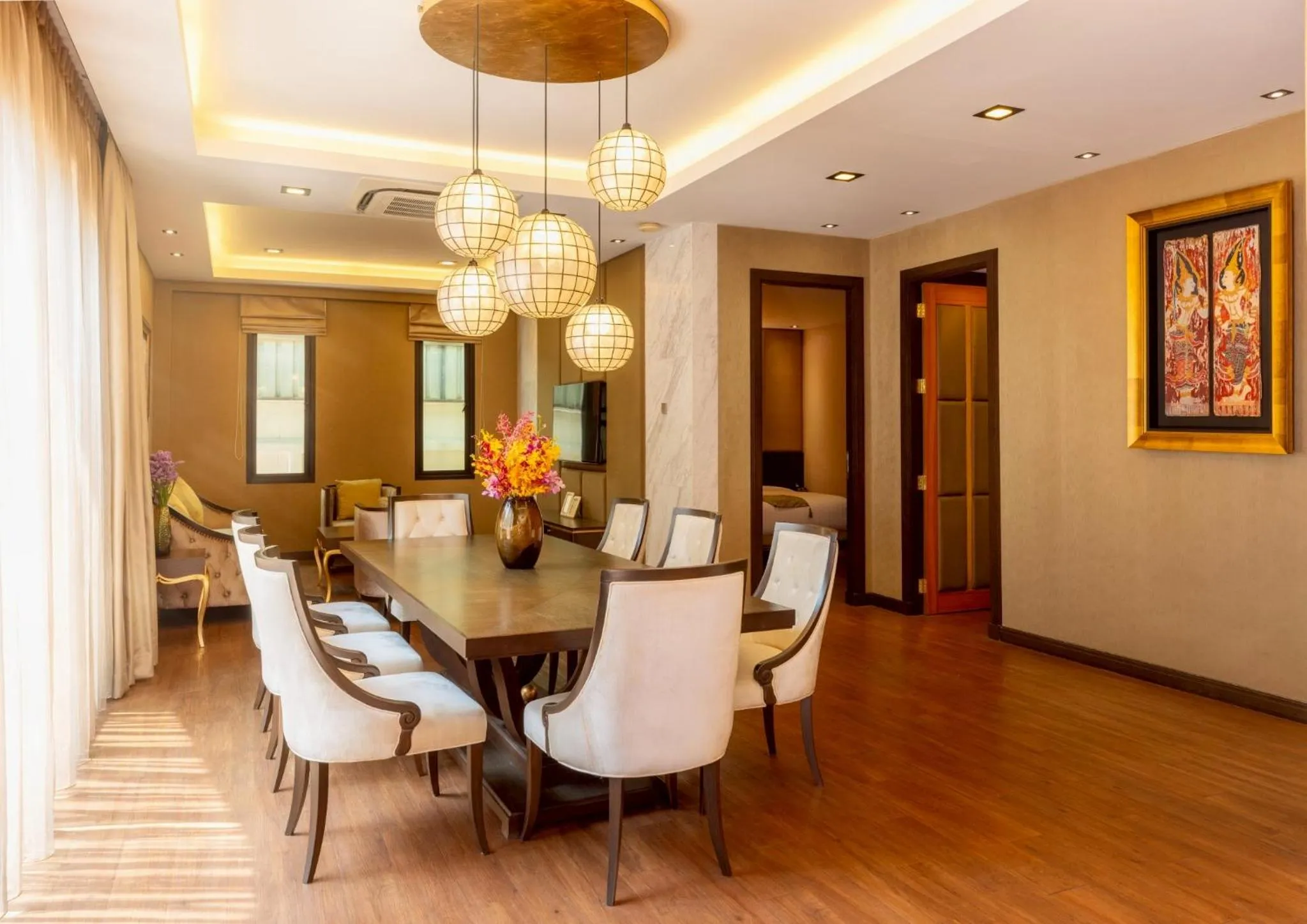 Living room in Chiva Bangkok Hotel